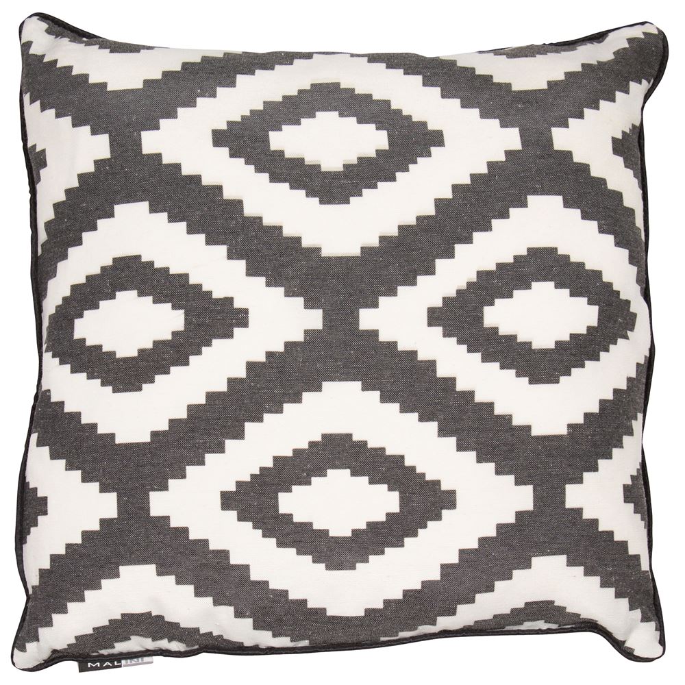 Dorado Diamond Cushion | Monochrome | 45x45cm