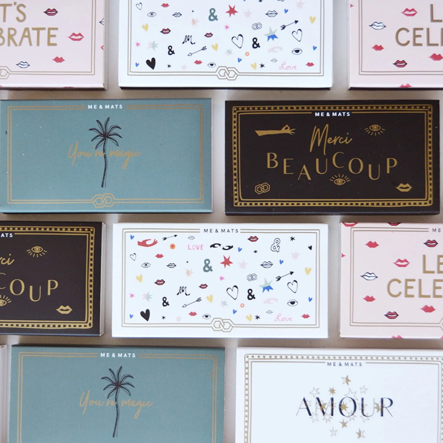'Merci Beaucoup' Long Matches | Set of 45 - Image 4