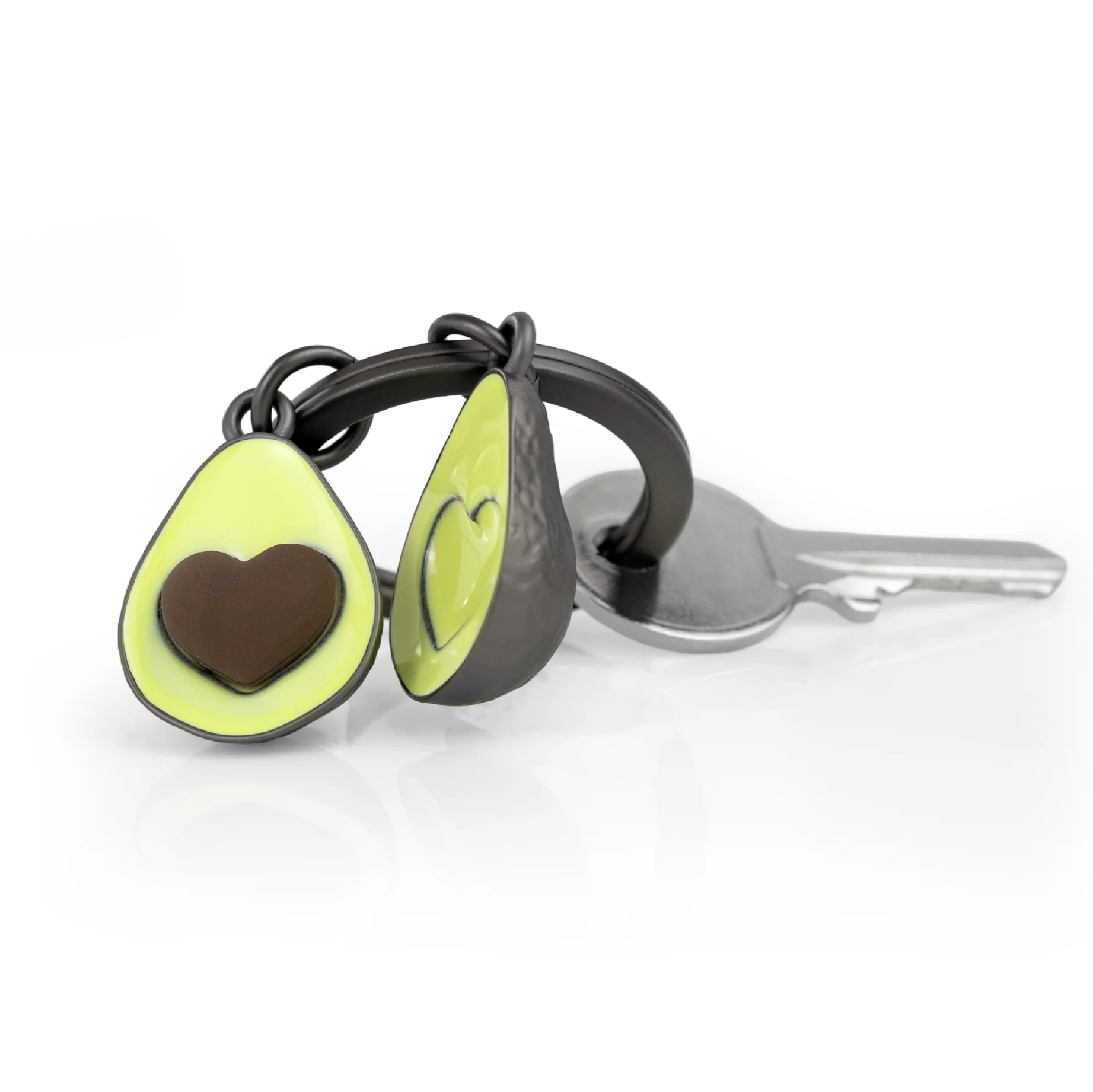 Avocado Heart Keyring | Green - Image 3