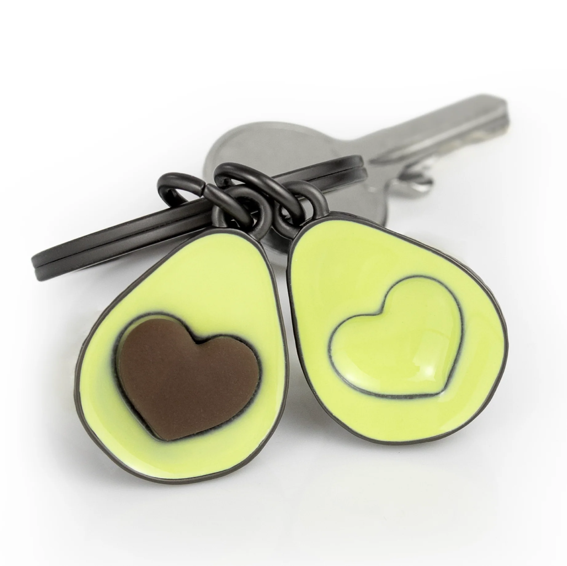 Avocado Heart Keyring | Green - Image 4
