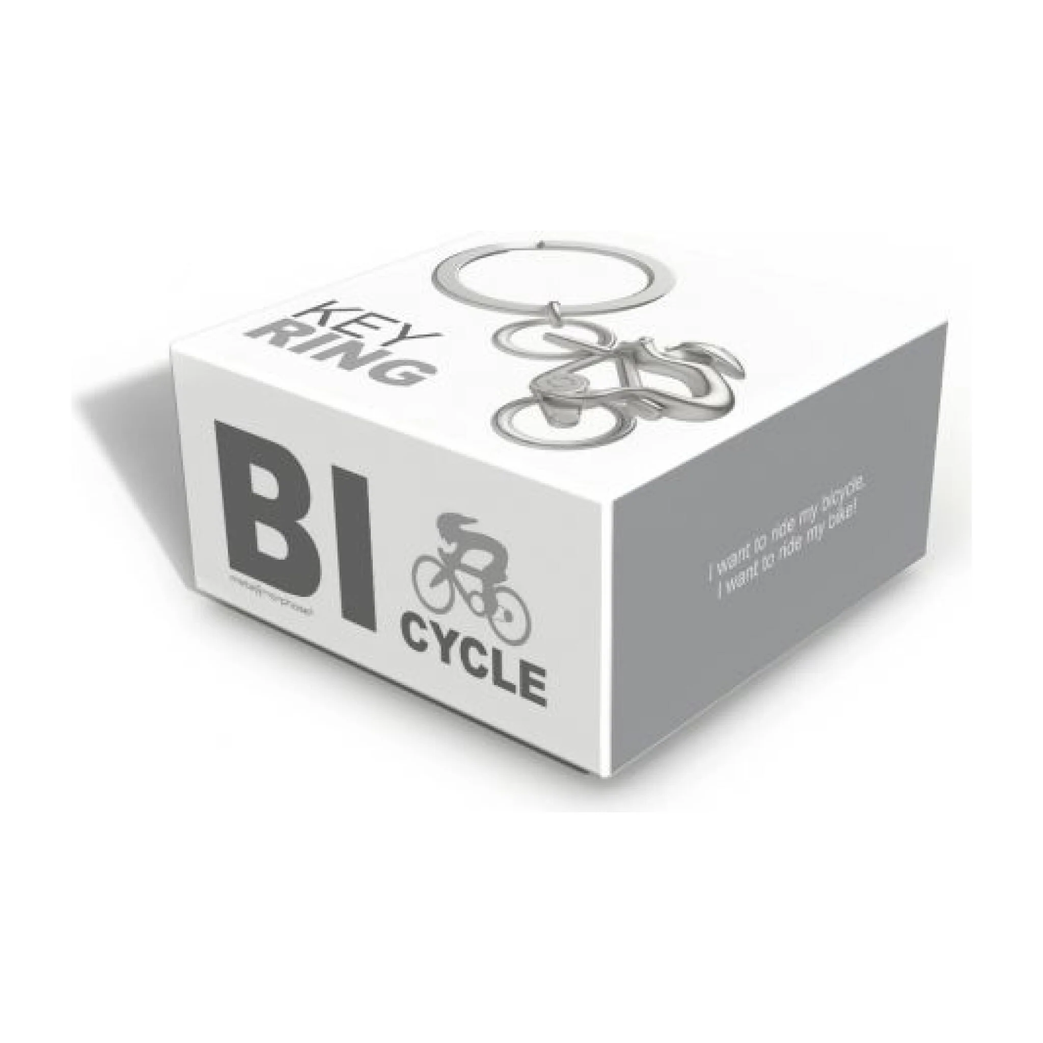 Cyclist Keyring | Silver - Image 3