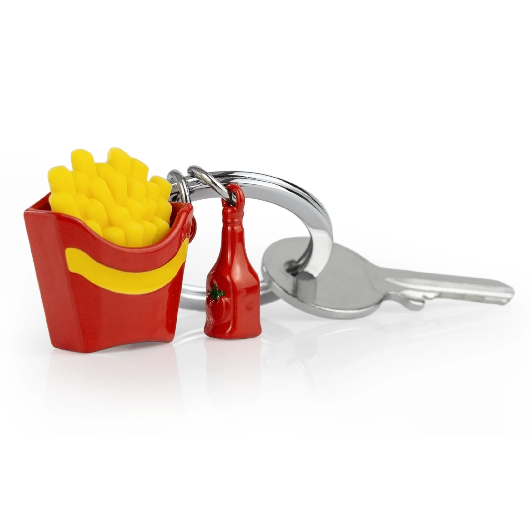 French Fries & Ketchup Keyring - Image 3
