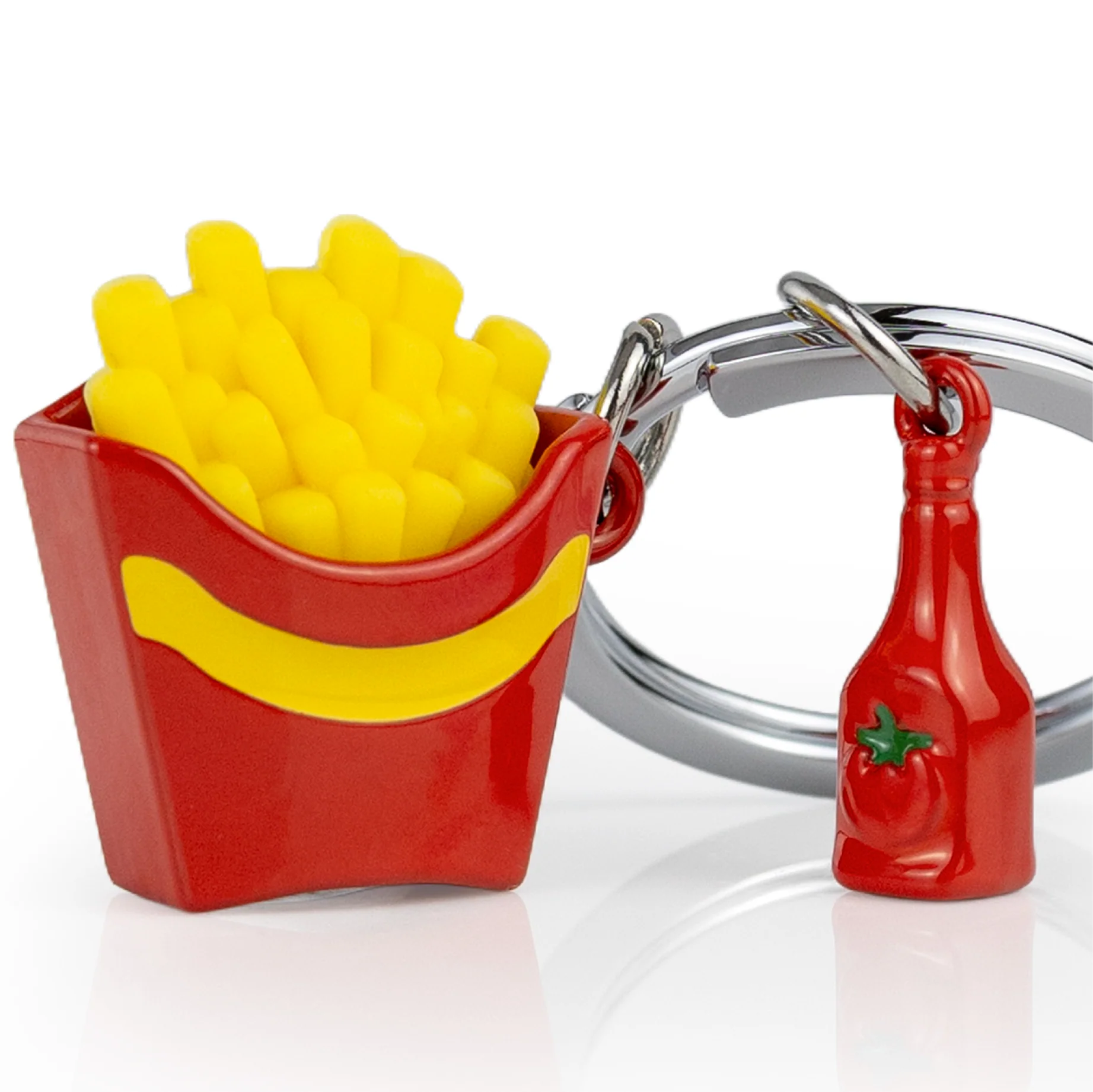 French Fries & Ketchup Keyring - Image 4