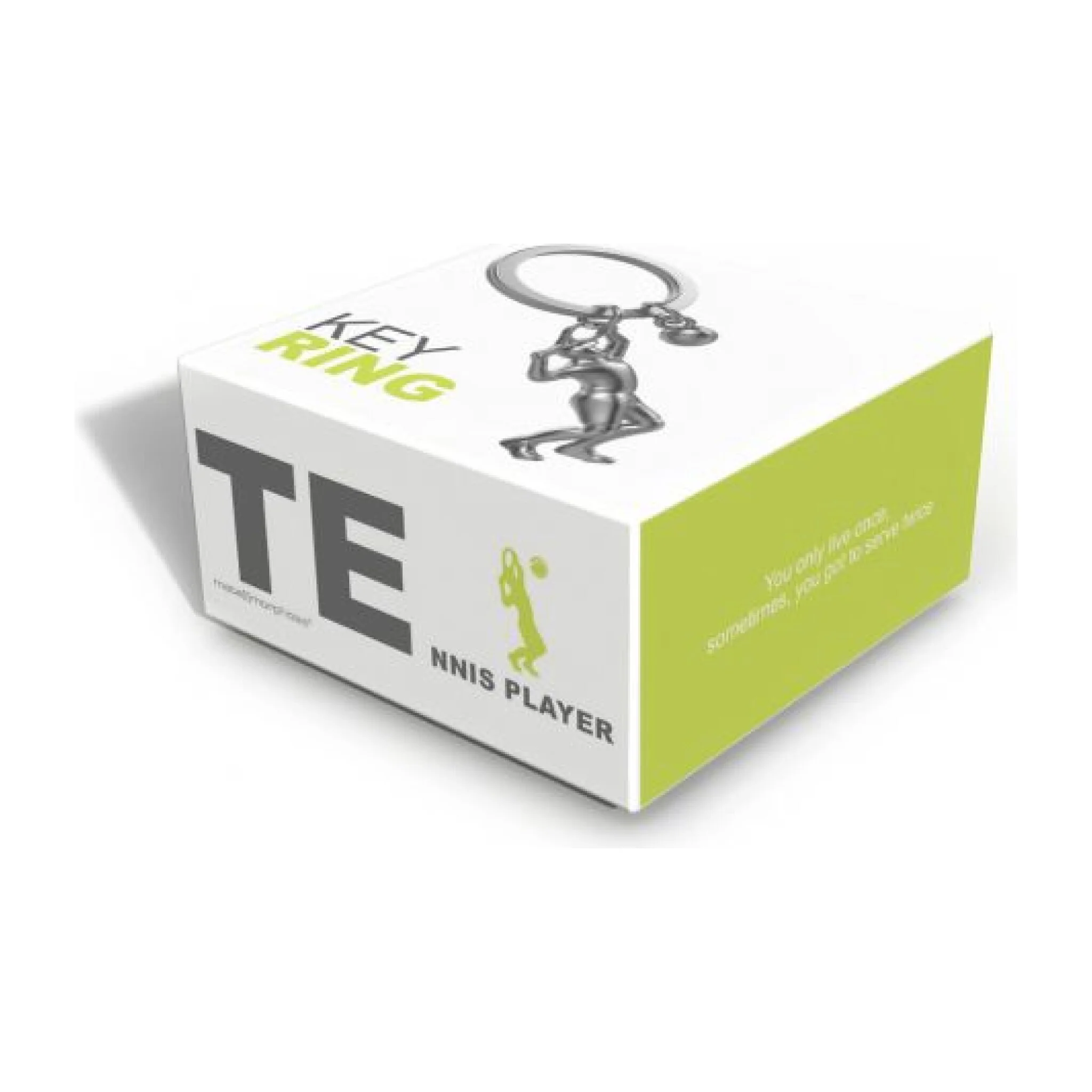 Tennis Player Keyring | Matt Chrome - Image 3