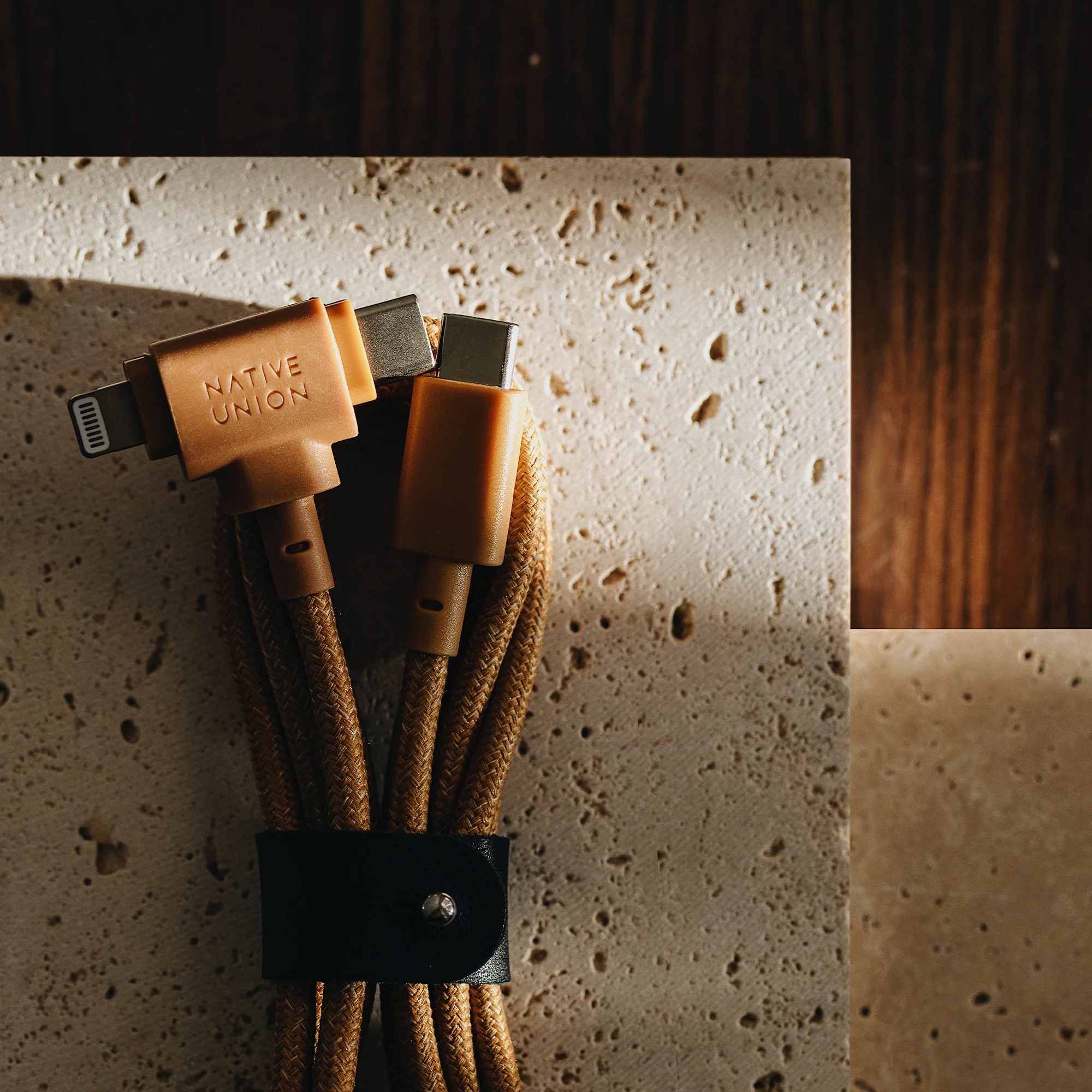 USB-C Belt Cable Duo | Kraft | 1.5m - Image 5