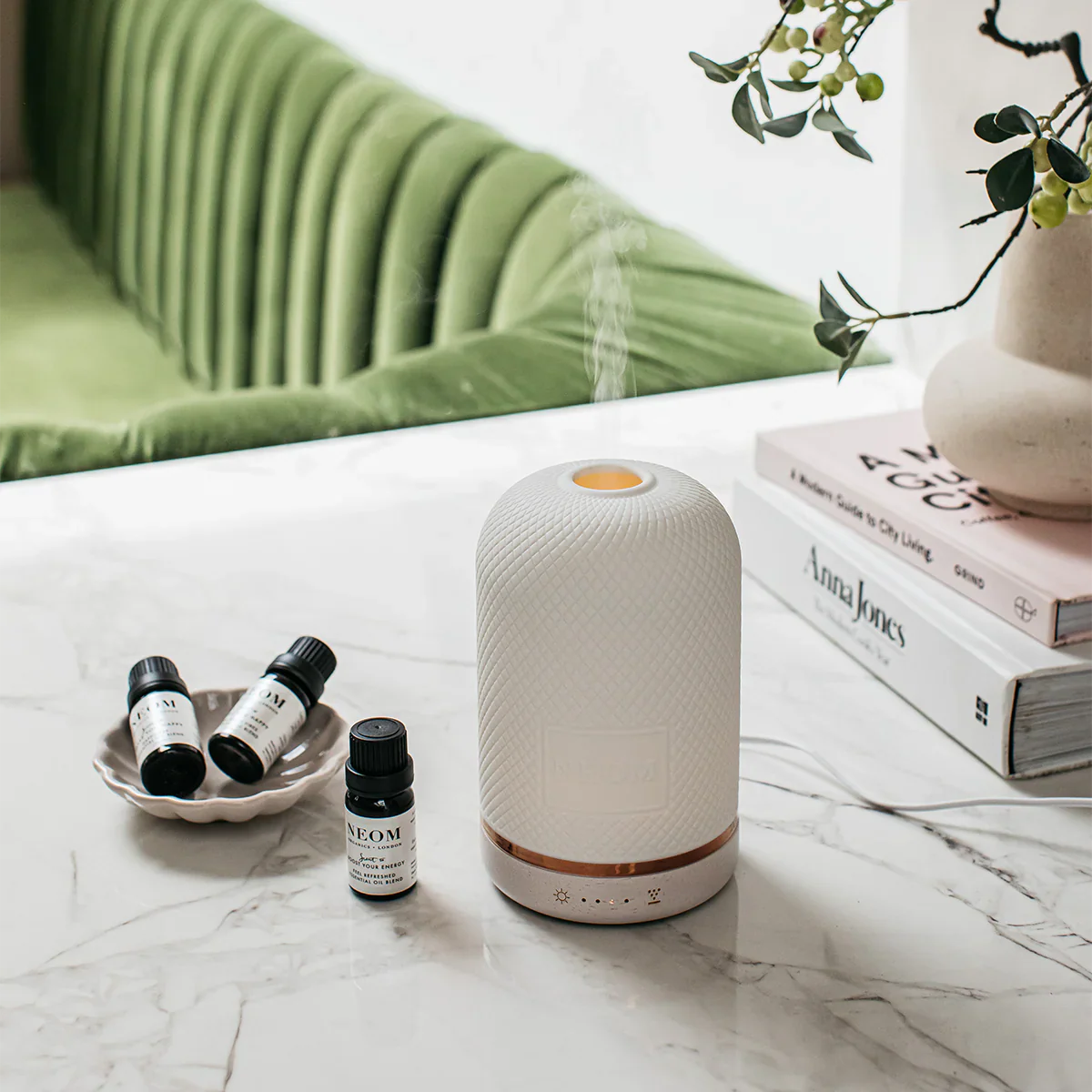 Scent to Boost Your Energy Feel Refreshed Essential Oil Blend | Sicilian Lemon & Fresh Basil | 10ml - Image 2