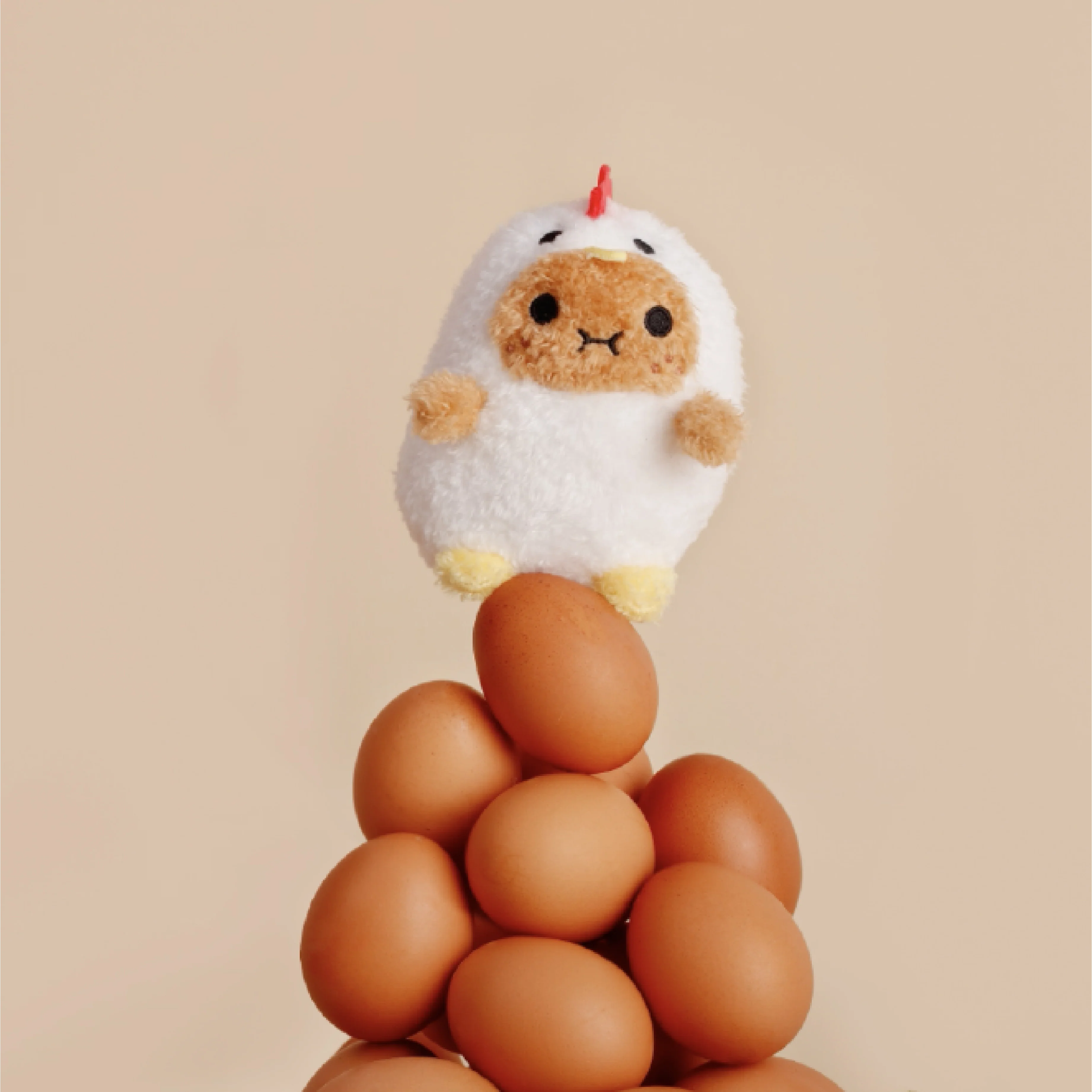 Chicken Ricespud Mini Sitting Plush Toy - Image 2