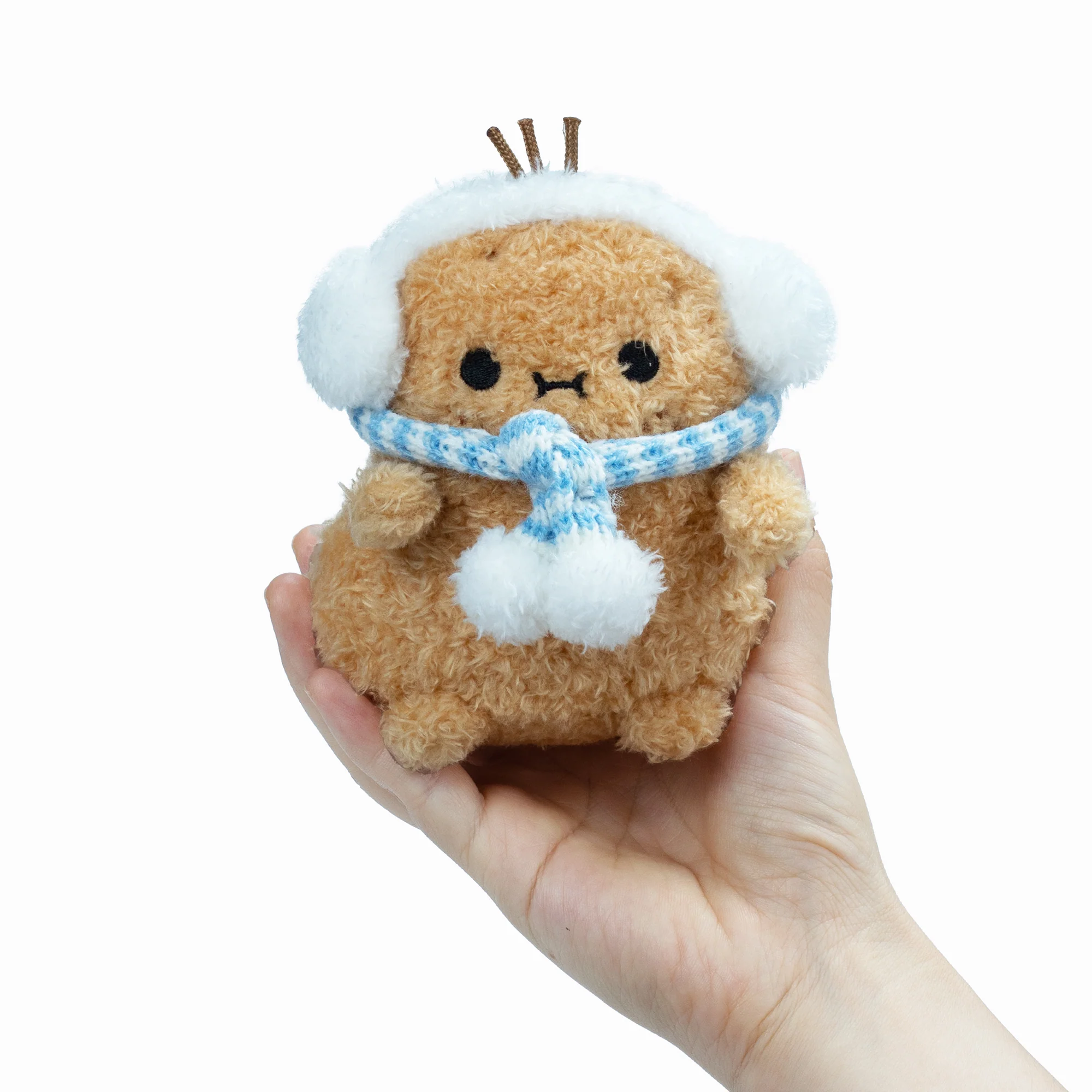 Frosty Bluescarf Ricespud Mini Sitting Plush Toy - Image 3