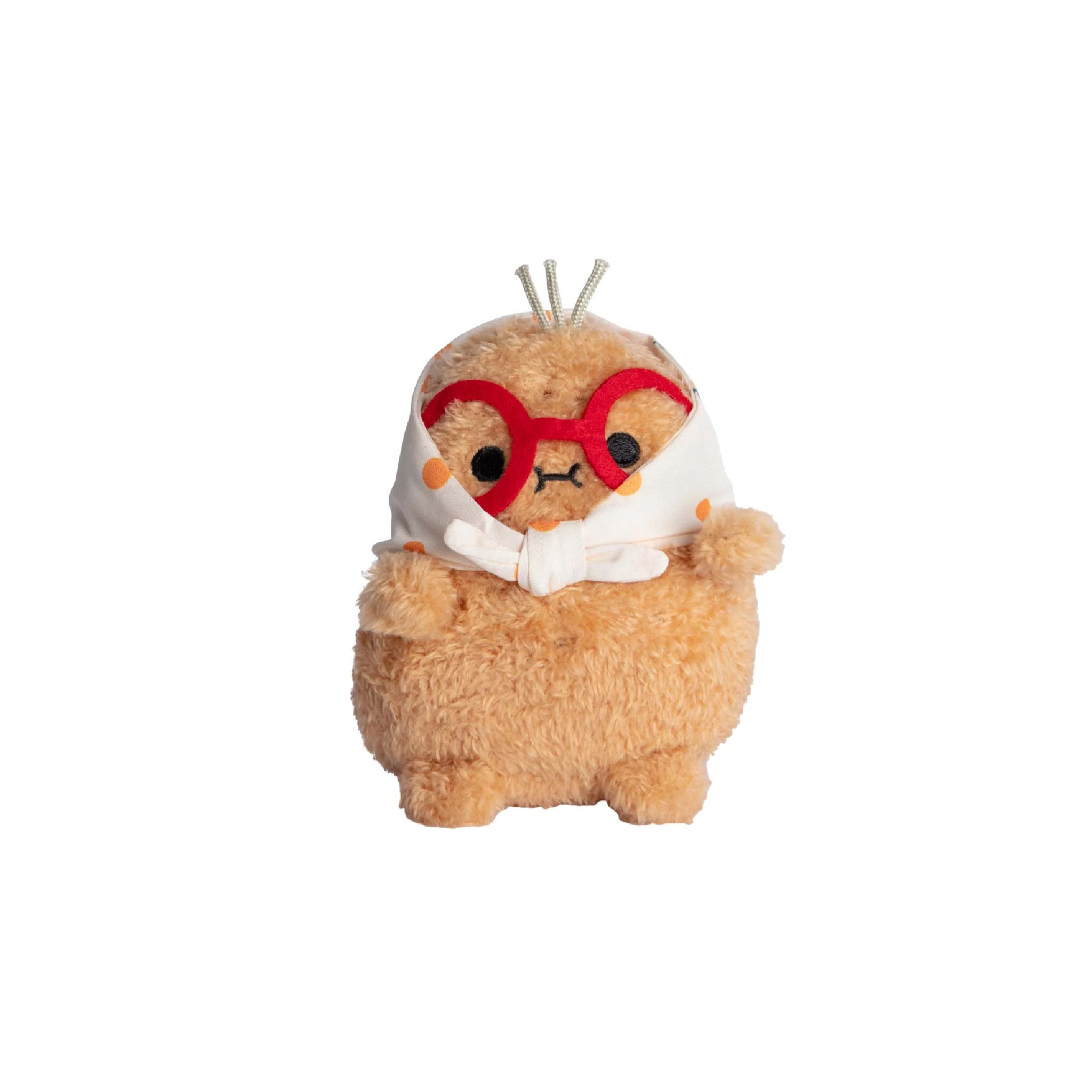 Grandma Orange Ricespud Mini Sitting Plush Toy