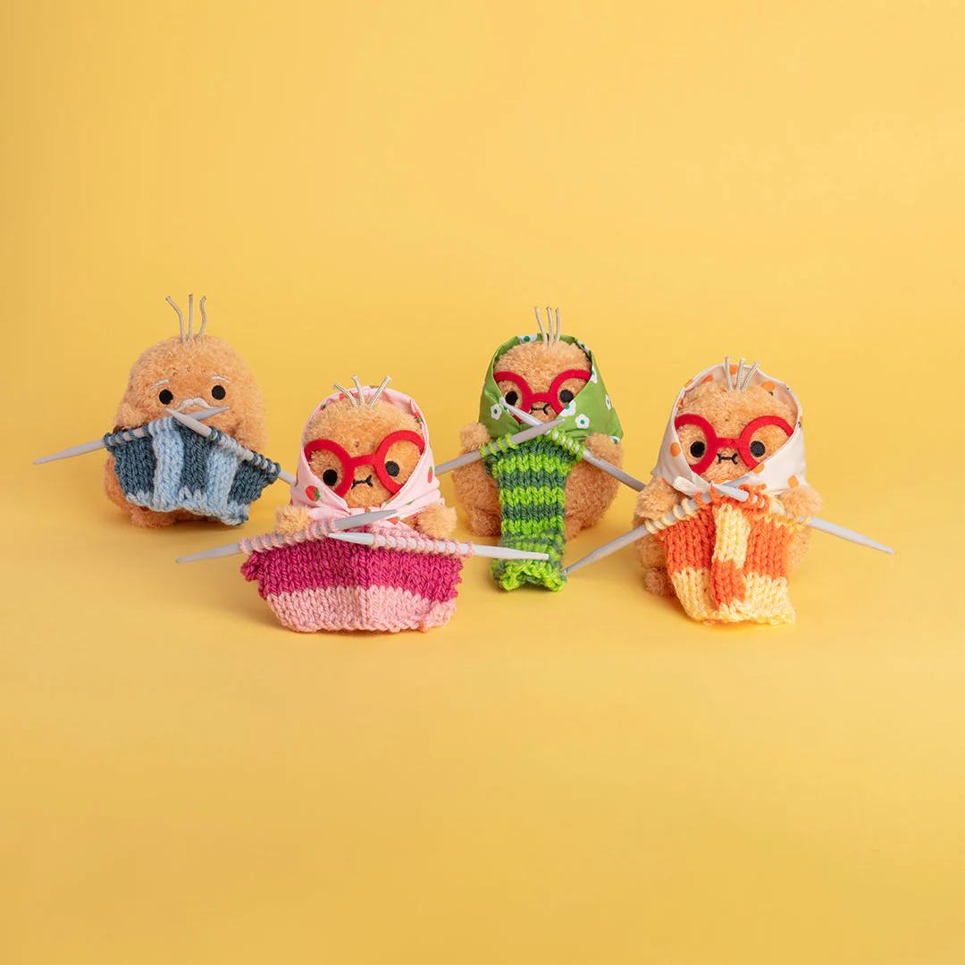 Grandma Orange Ricespud Mini Sitting Plush Toy - Image 2