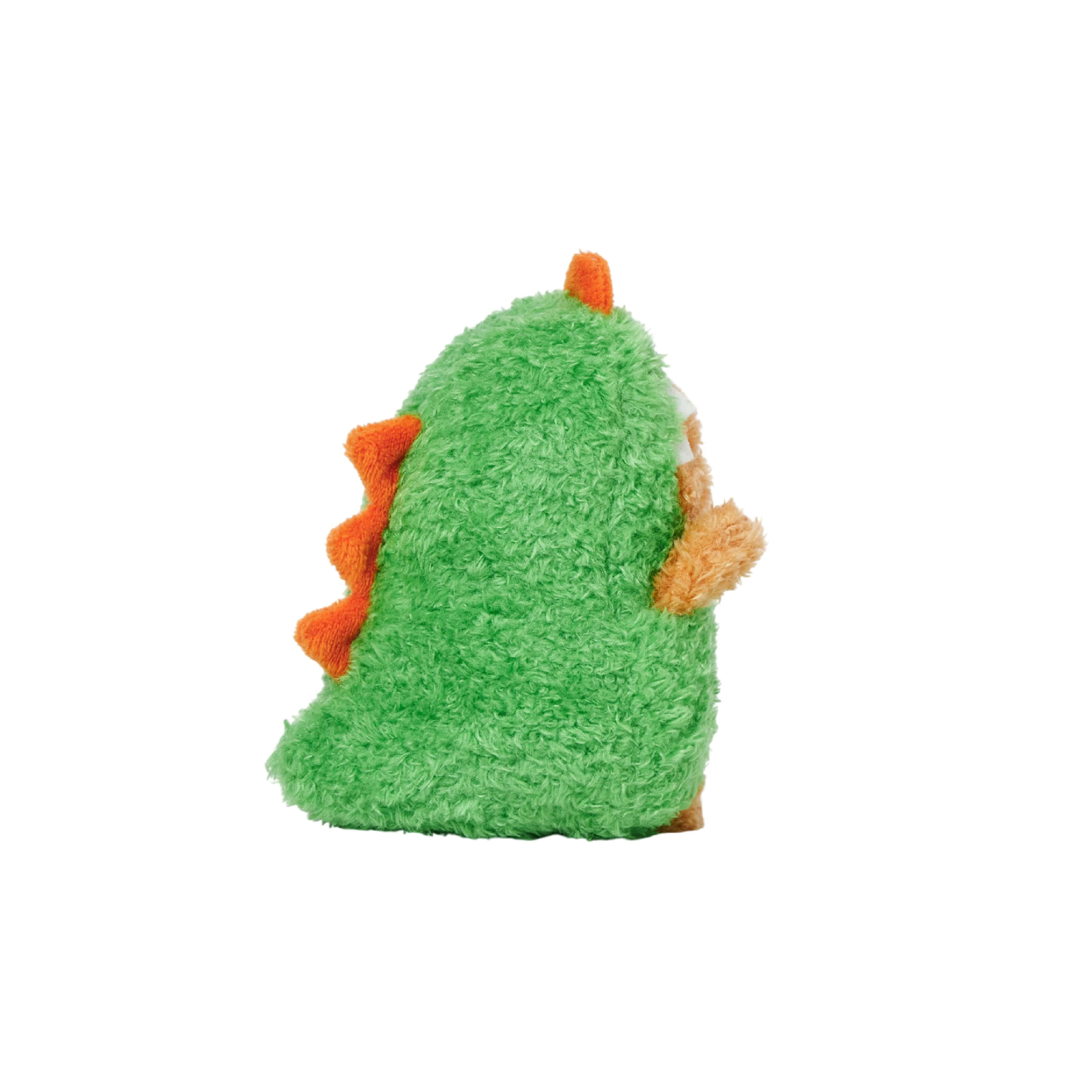 Green Dino Ricespud Mini Sitting Plush Toy - Image 4