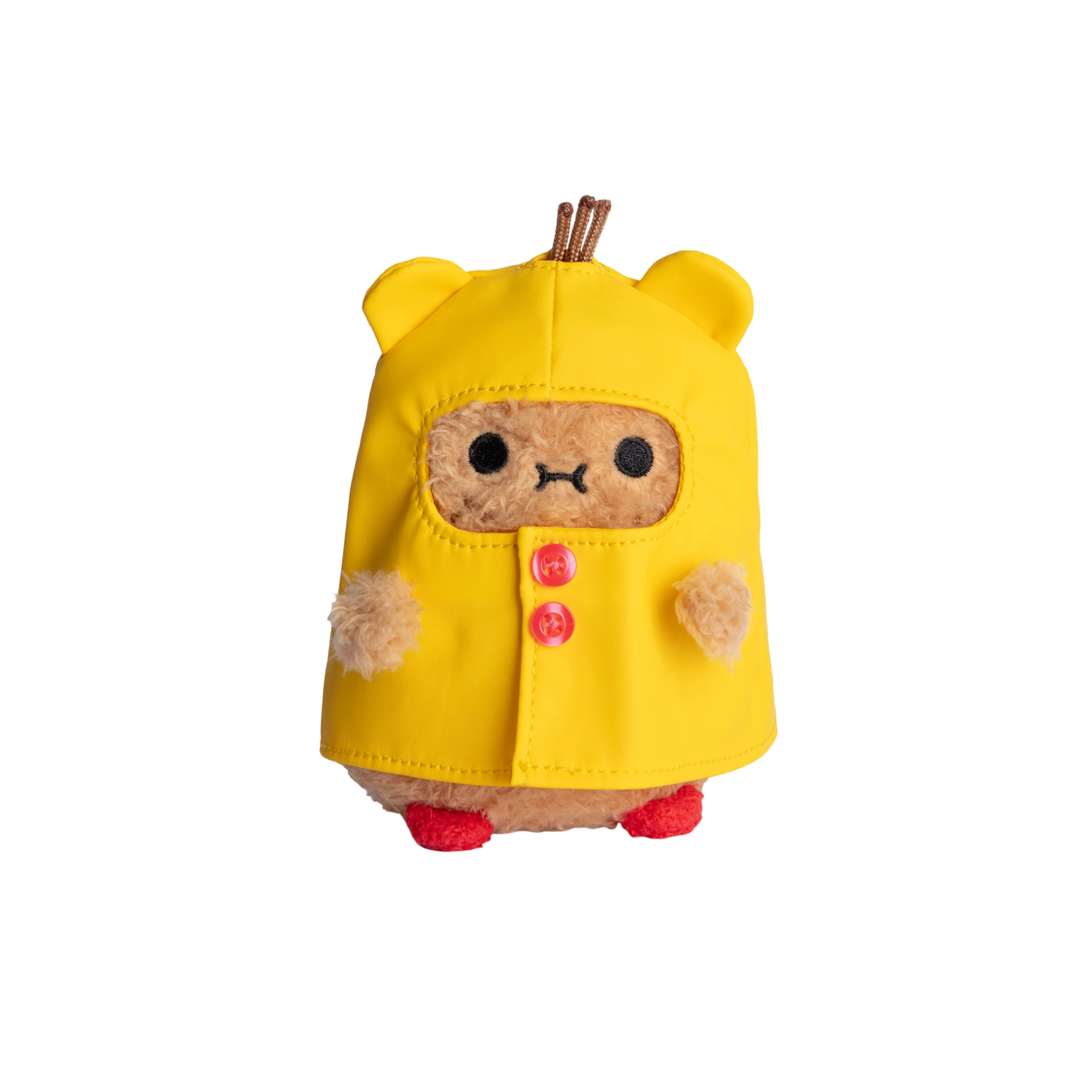 Mouse Boots Ricespud Mini Sitting Plush Toy | Yellow
