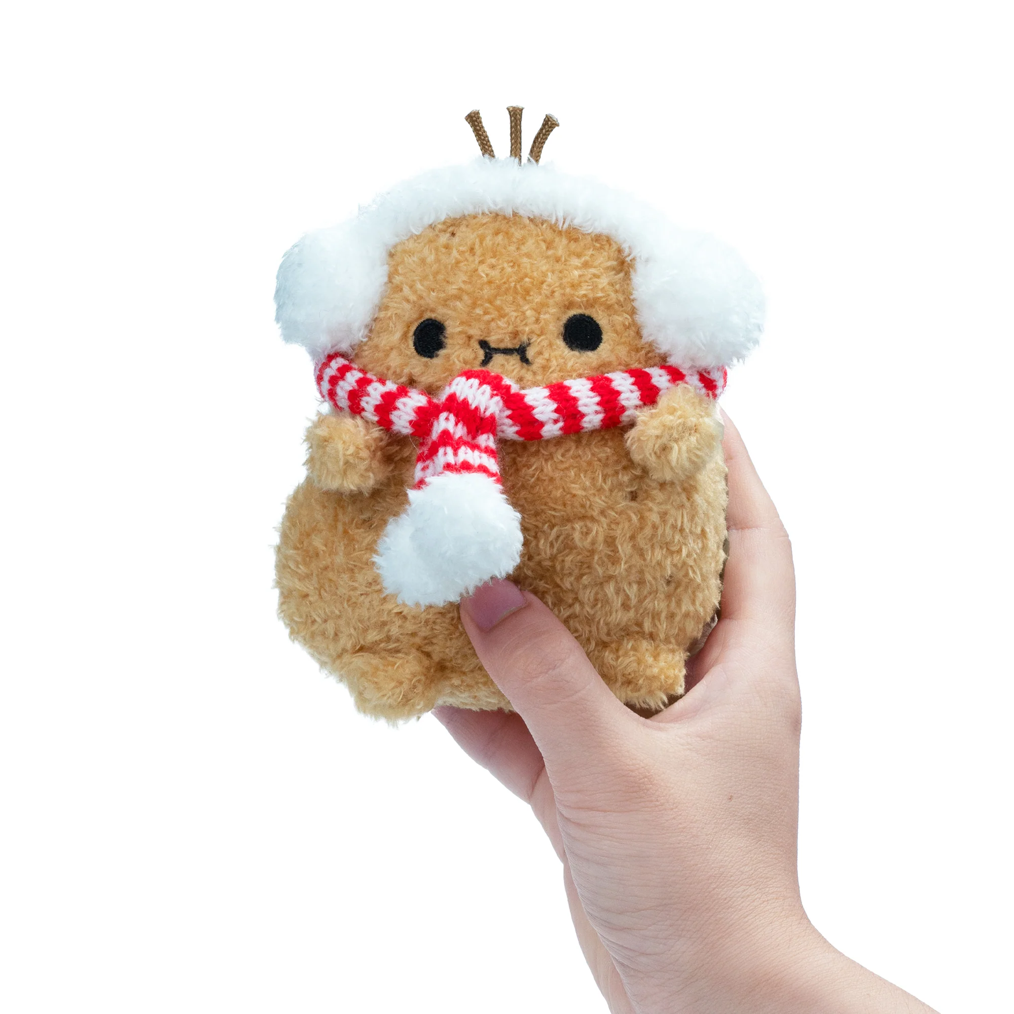 Puffy Redscarf Ricespud Mini Sitting Plush Toy - Image 3
