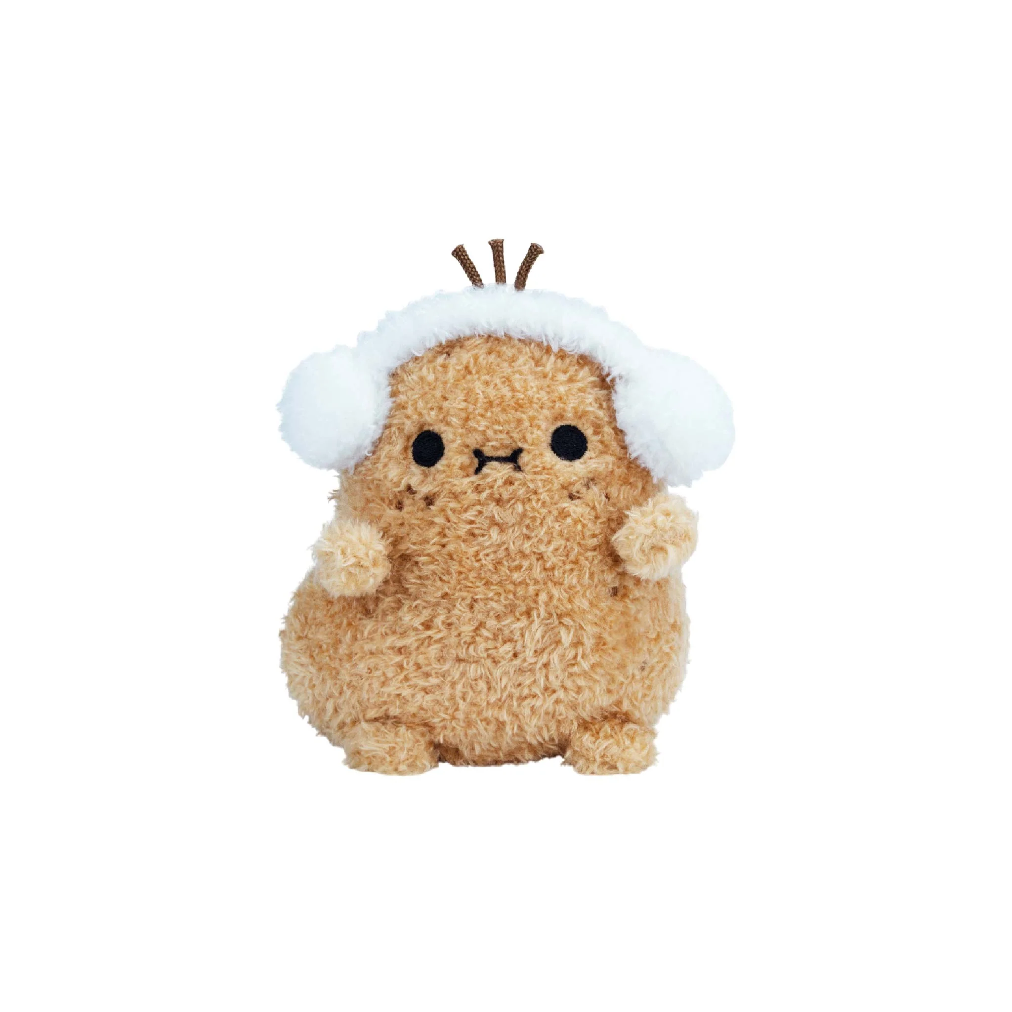 Puffy Redscarf Ricespud Mini Sitting Plush Toy - Image 4