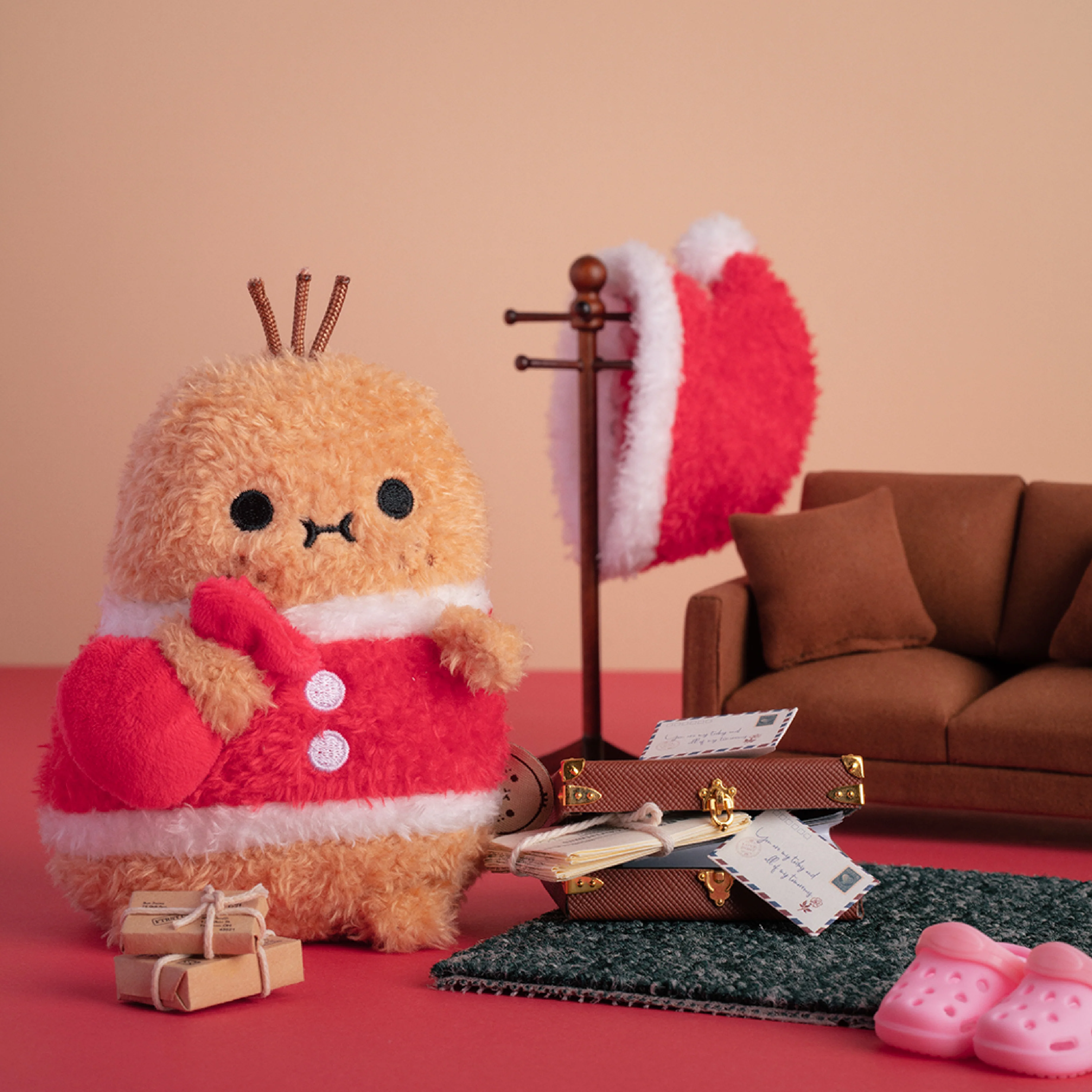 Santa Ricespud Mini Sitting Plush Toy - Image 2
