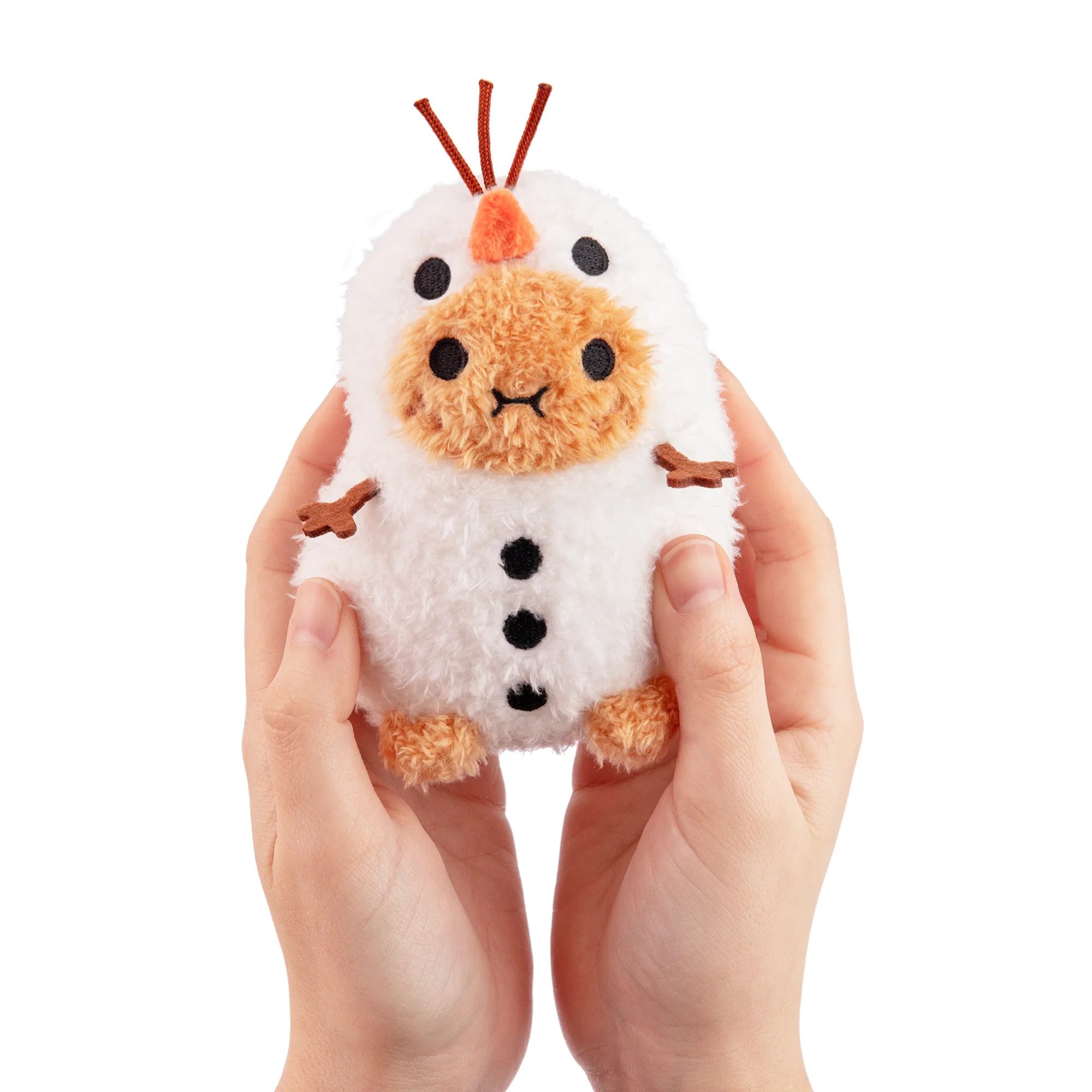 Snowman Ricespud Mini Sitting Plush Toy - Image 3
