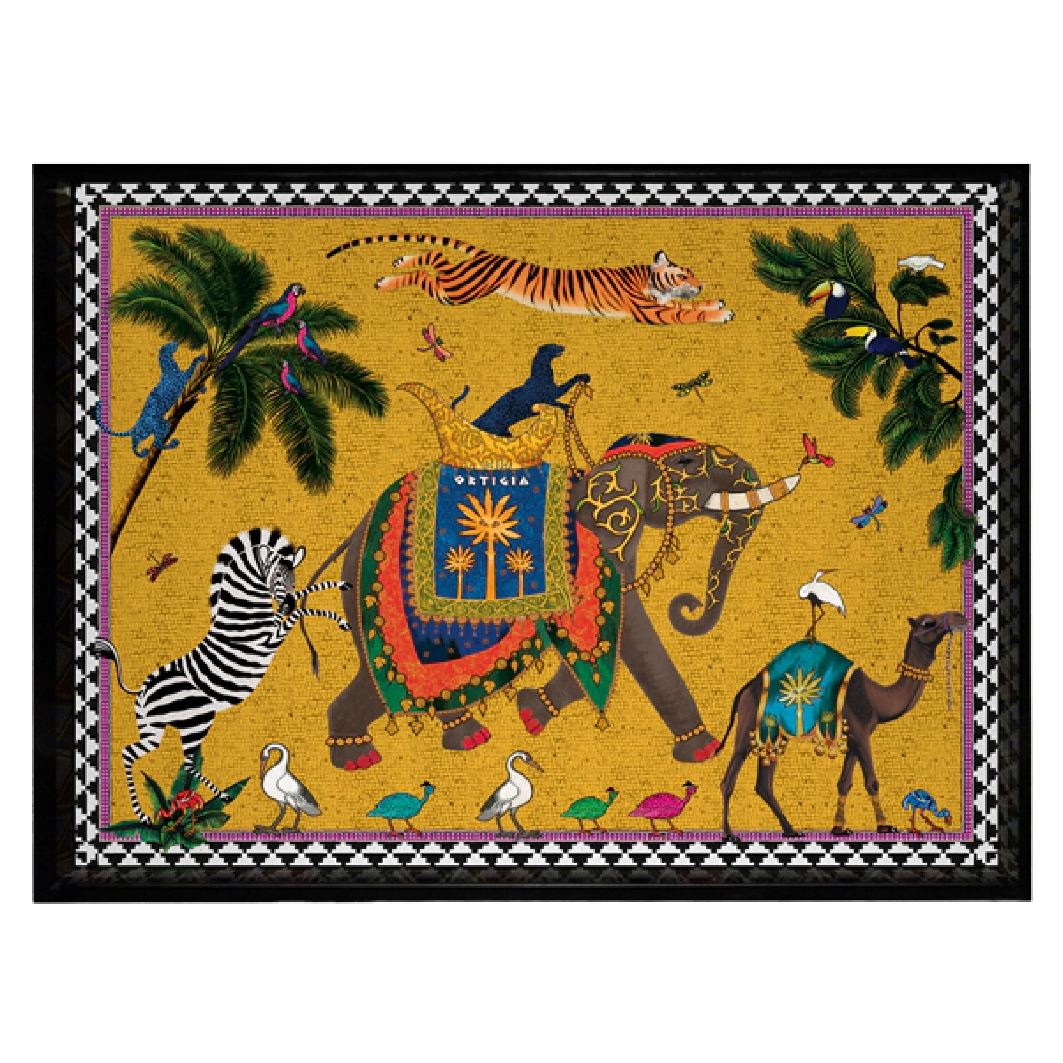 Flying Tiger Serving Tray | Sahara | 18x14cm