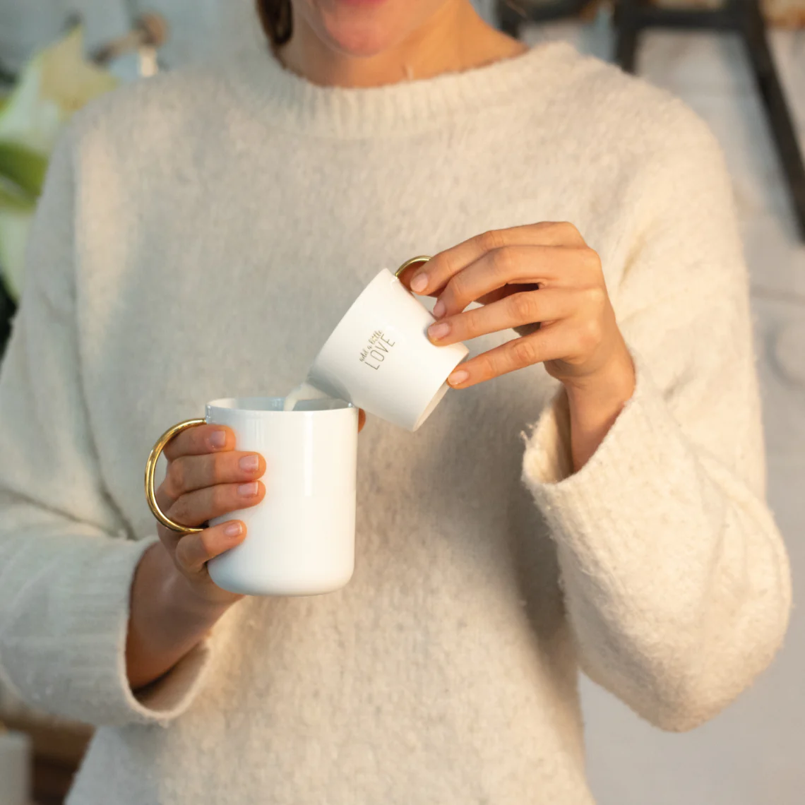Add a Little Love Measuring Cup | Porcelain | 120ml - Image 3