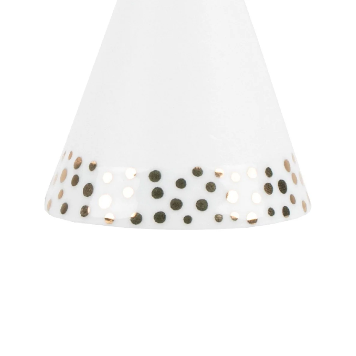 Hanging Angel Bell Christmas Tree Ornament | White/Gold - Image 3