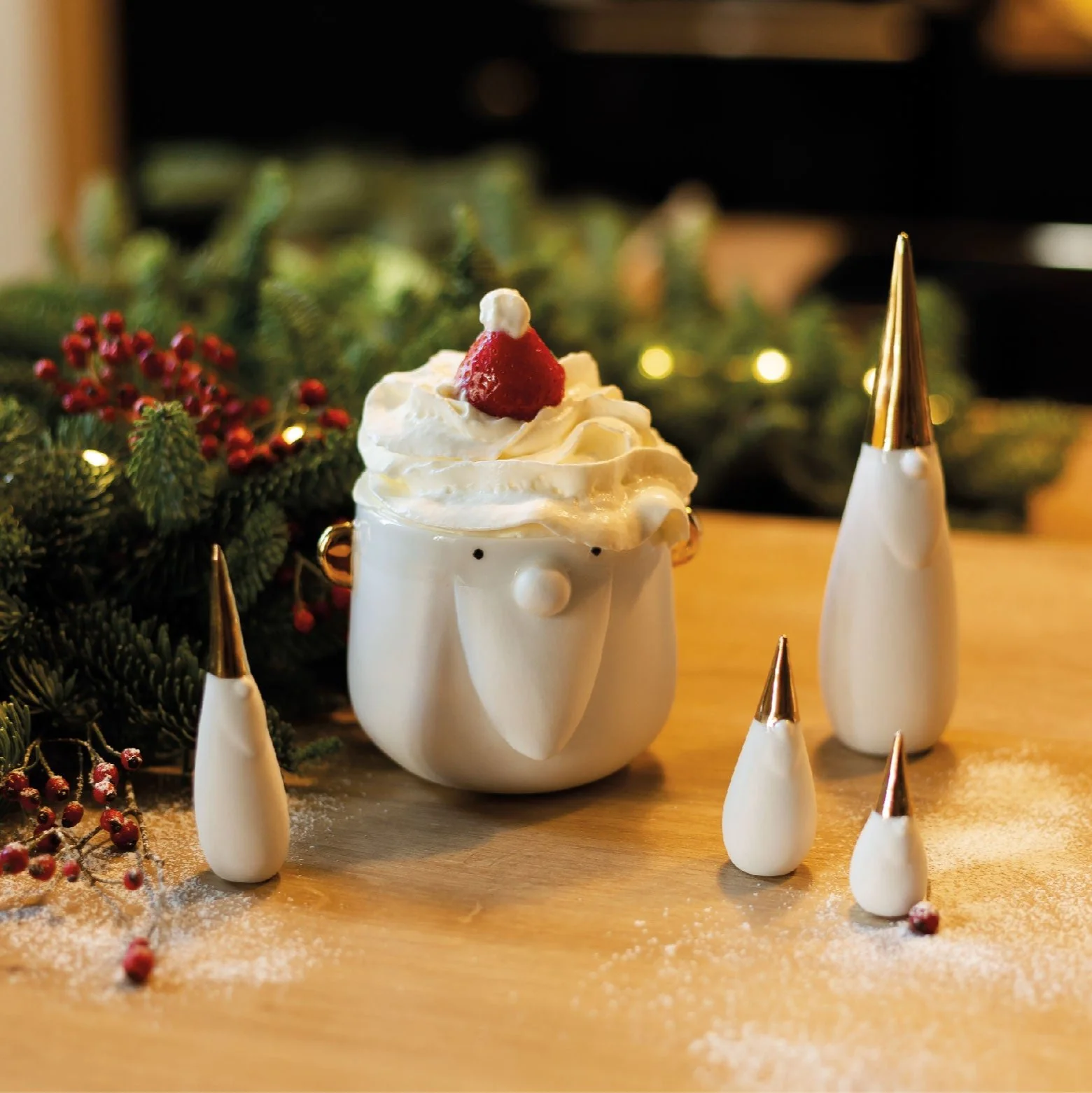 Porcelain Stories Decoration | Father Christmas | 15cm - Image 3