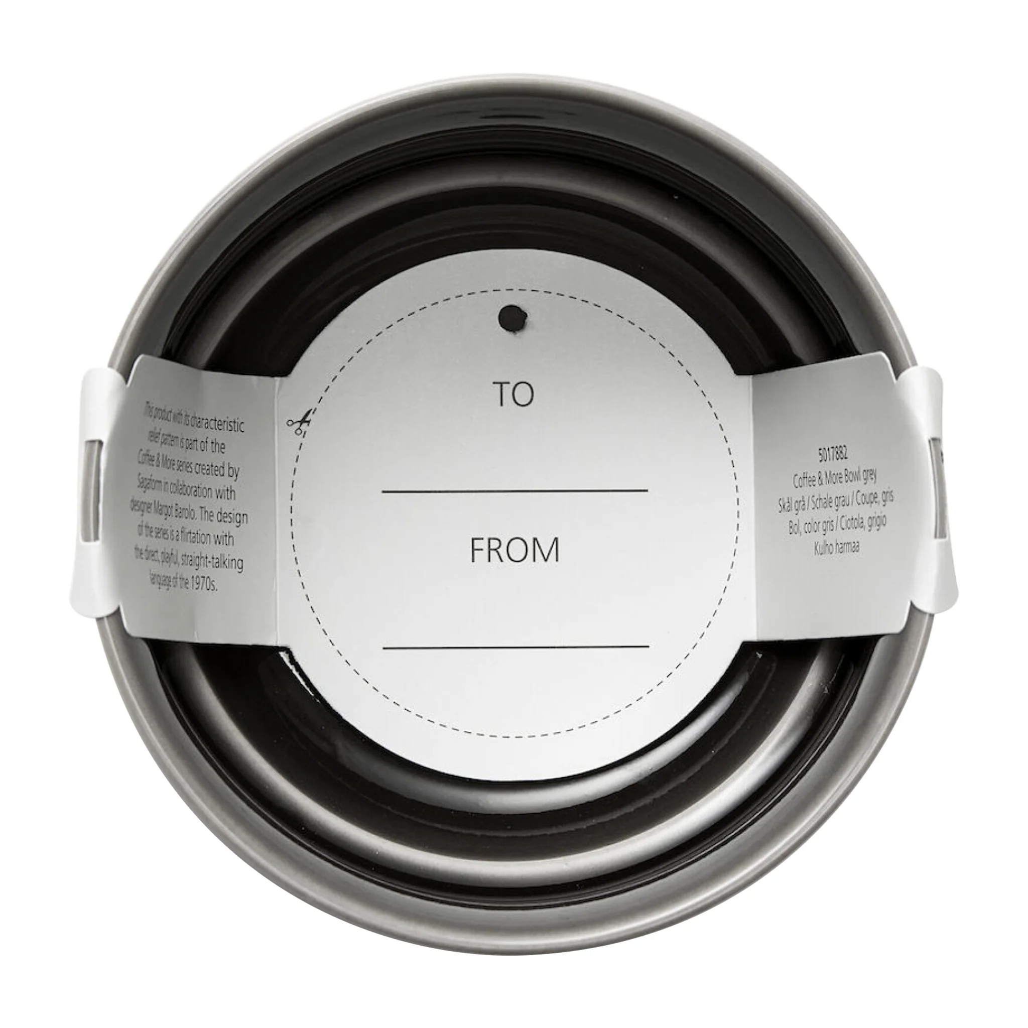 Bowl | Coffee & More | Grey - Image 3