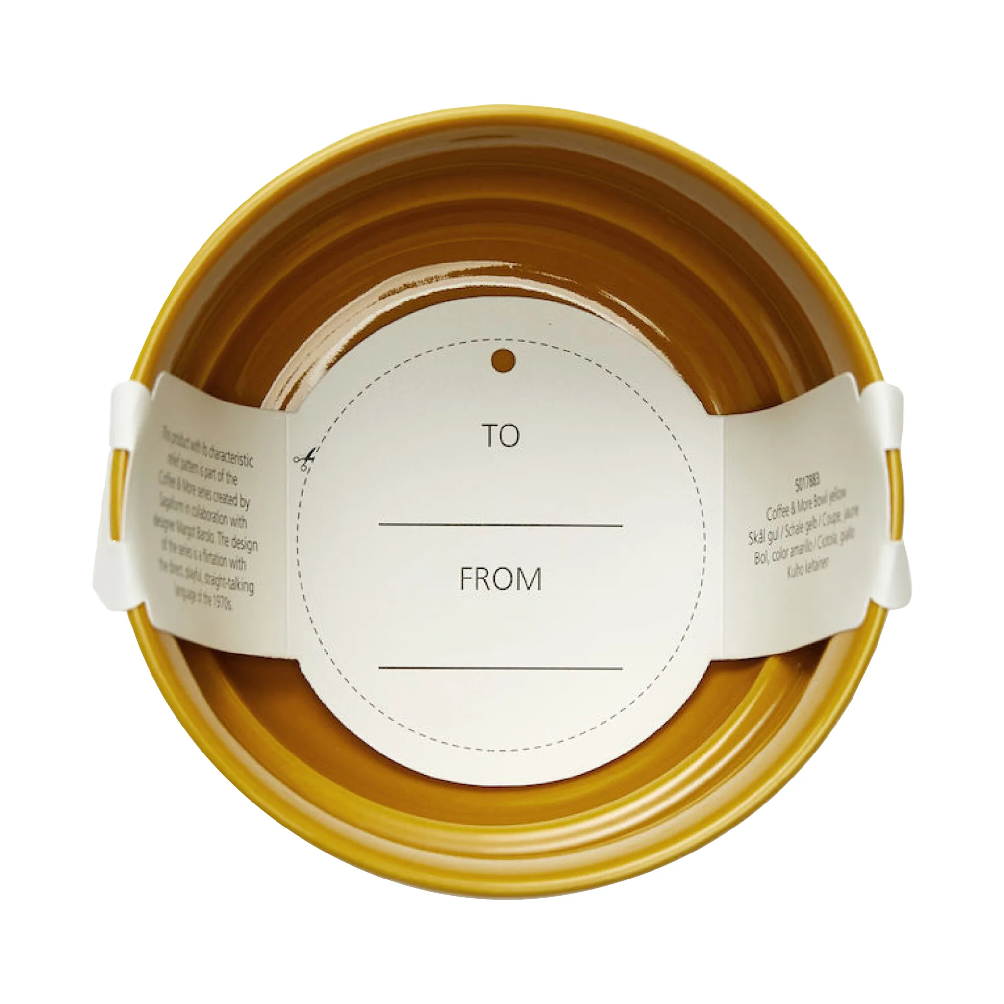 Bowl | Coffee & More | Yellow - Image 3