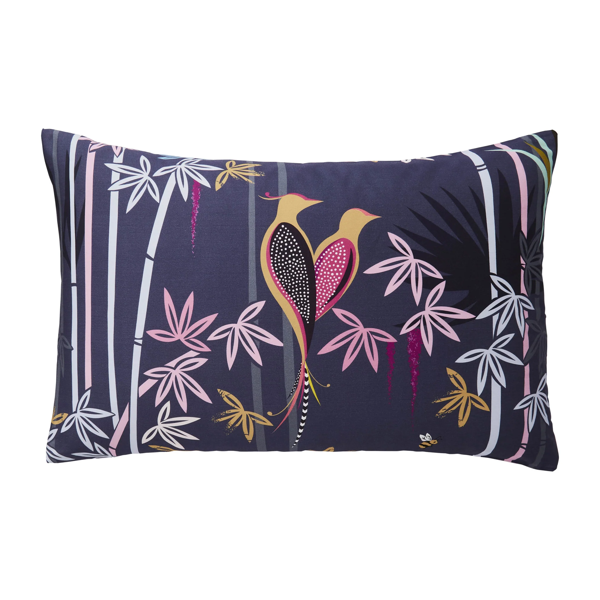 Bed Linen Set | Linear Bamboo Collection | Smokey Blue - Image 4
