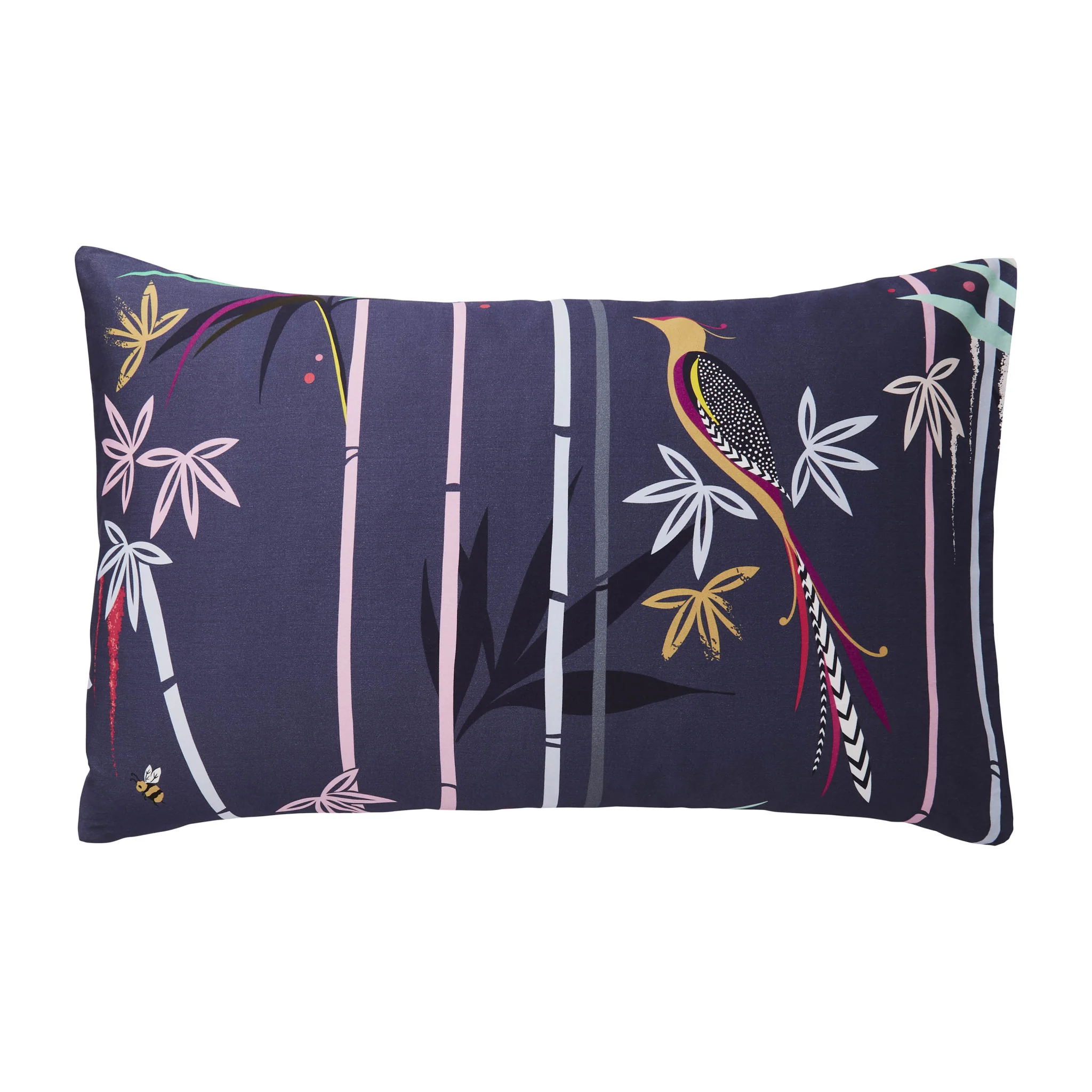 Bed Linen Set | Linear Bamboo Collection | Smokey Blue - Image 5