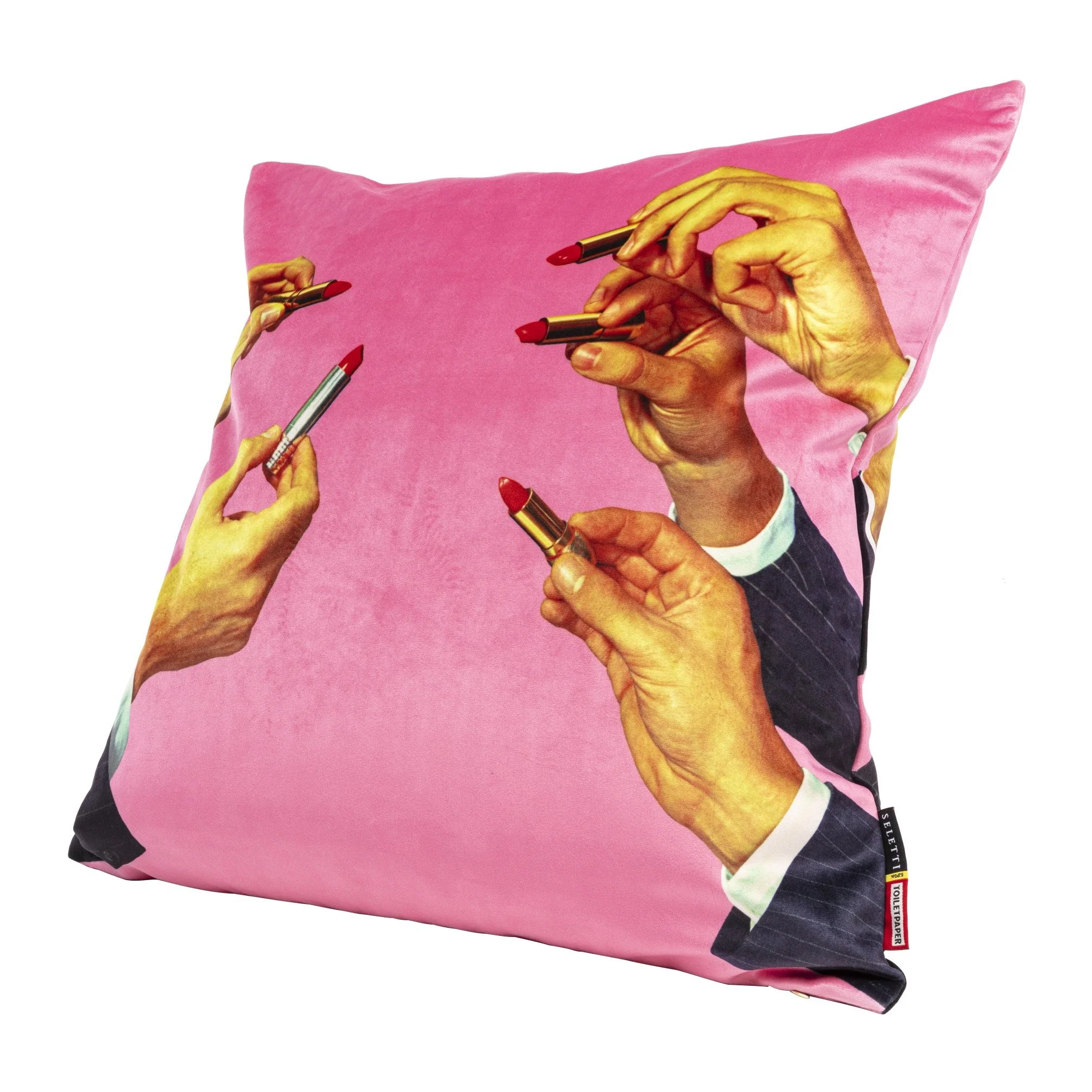 Cushion | Toiletpaper | Pink Lipstick - Image 3