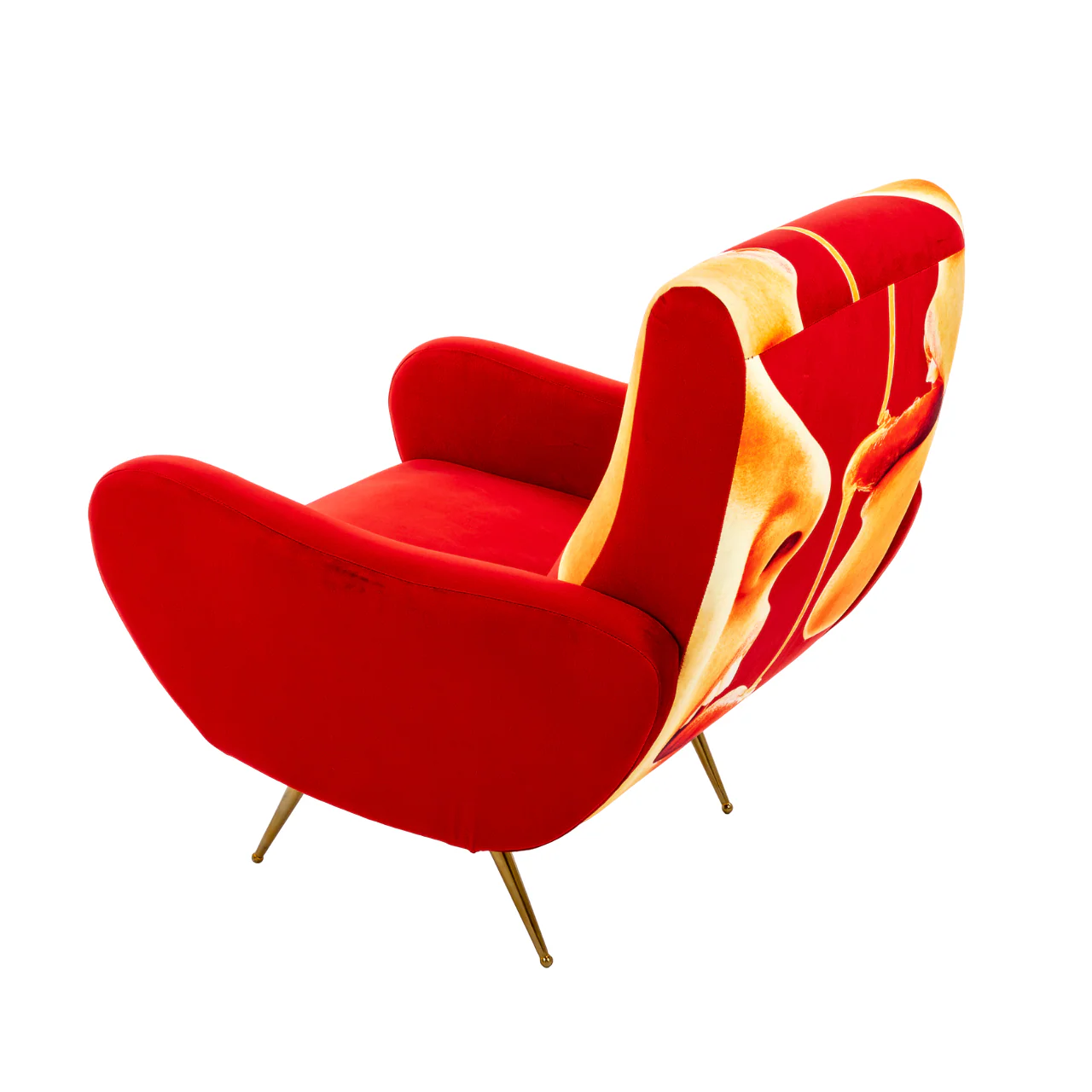 Honey Padded Armchair | Seletti Wears Toiletpaper | Red - Image 5