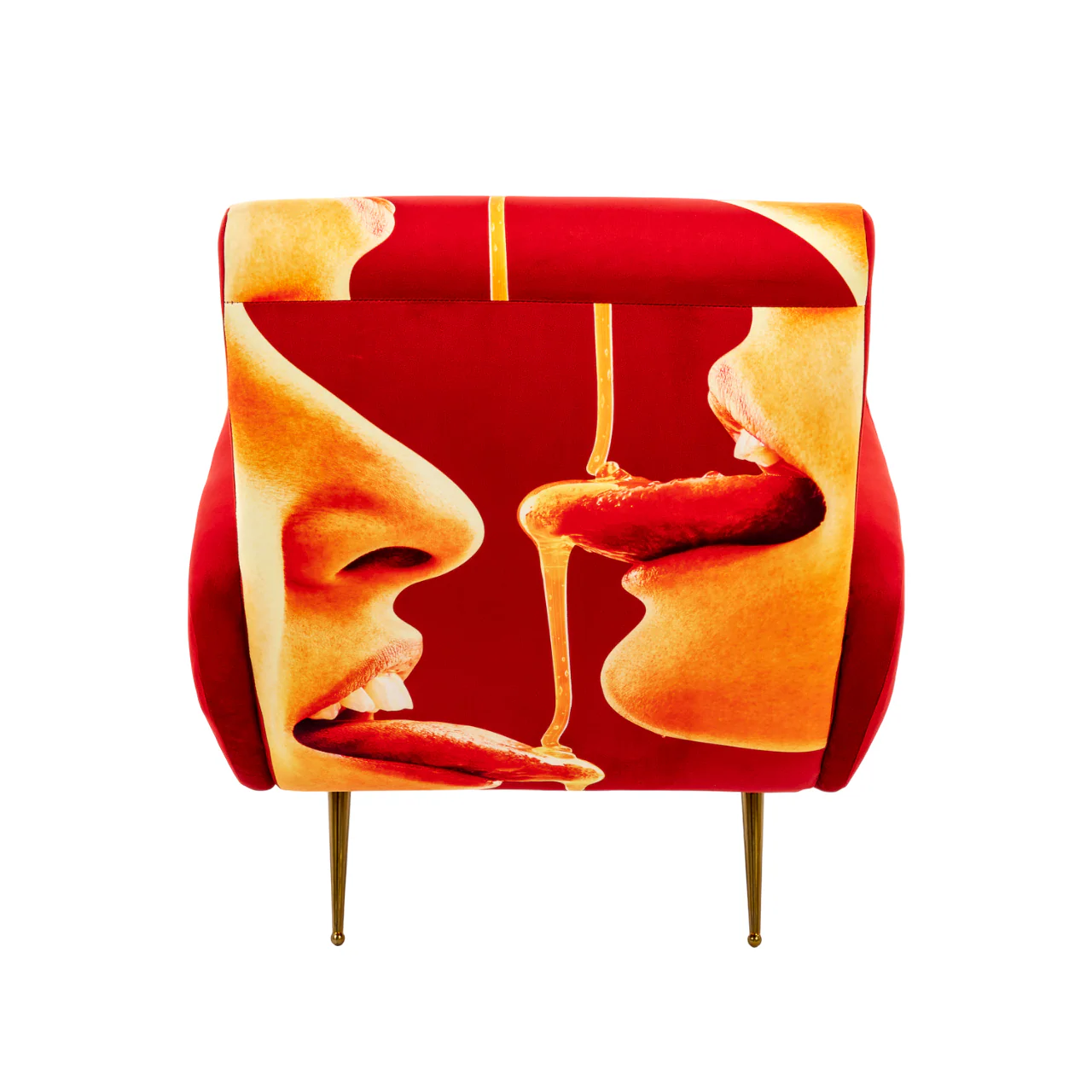 Honey Padded Armchair | Seletti Wears Toiletpaper | Red - Image 6