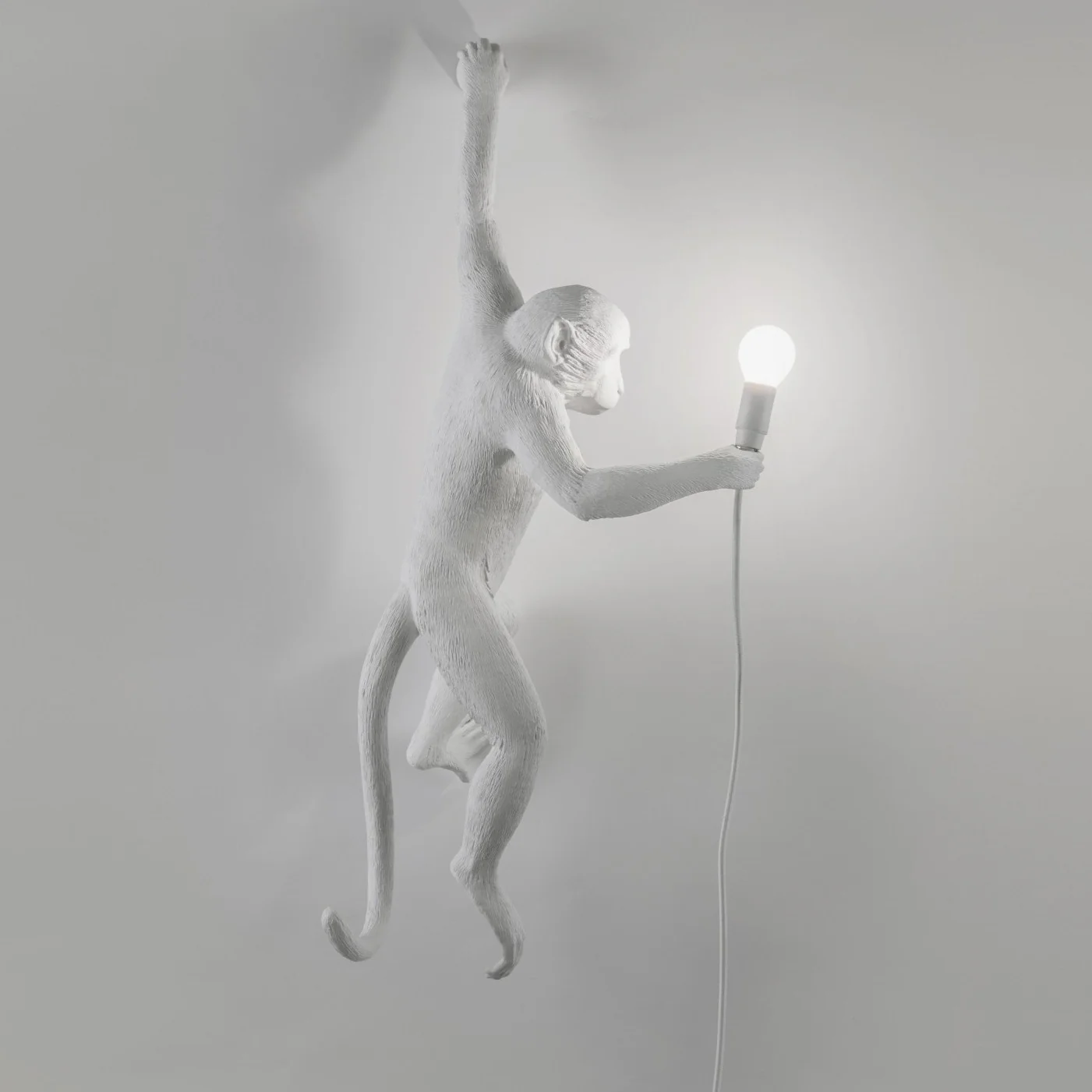 Lamp | Hanging Monkey | White - Image 4