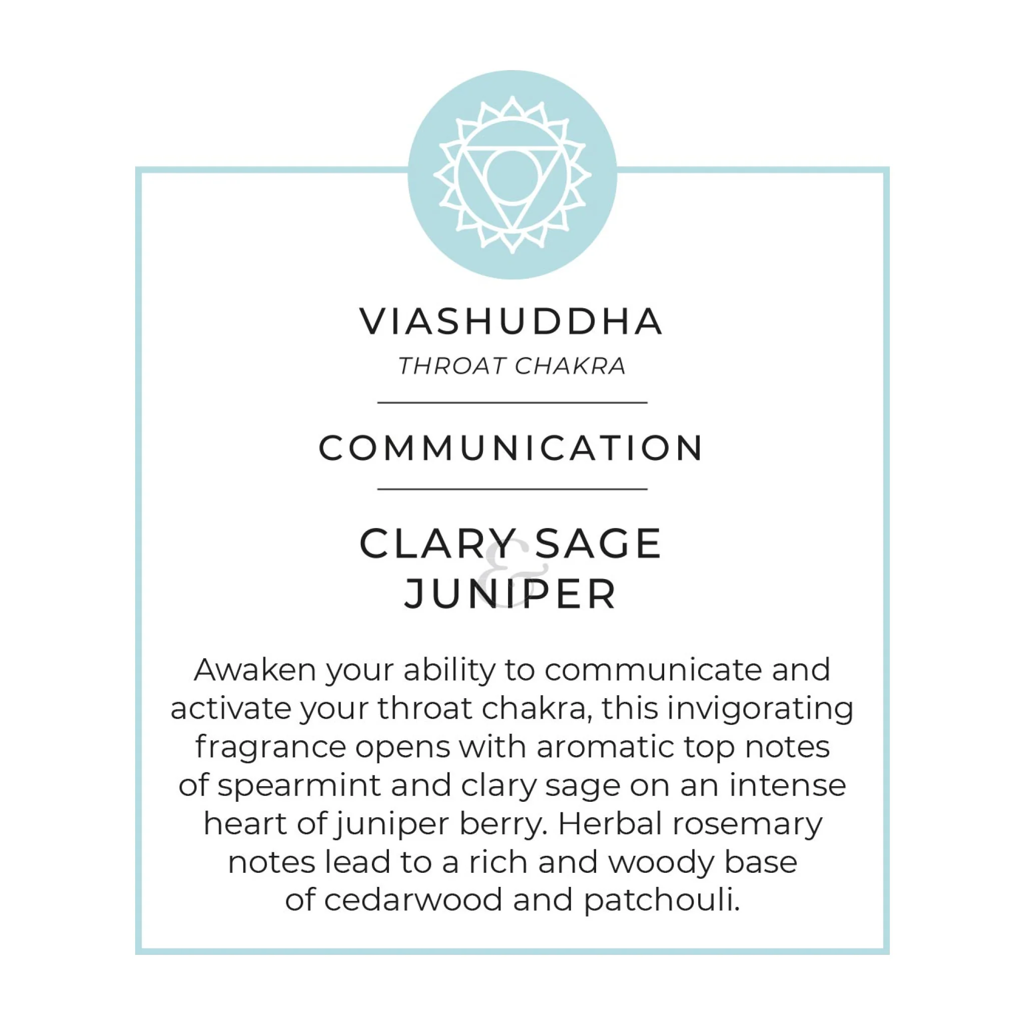 Clary Sage & Juniper Scented Candle | Communication | Energies Collection - Image 5