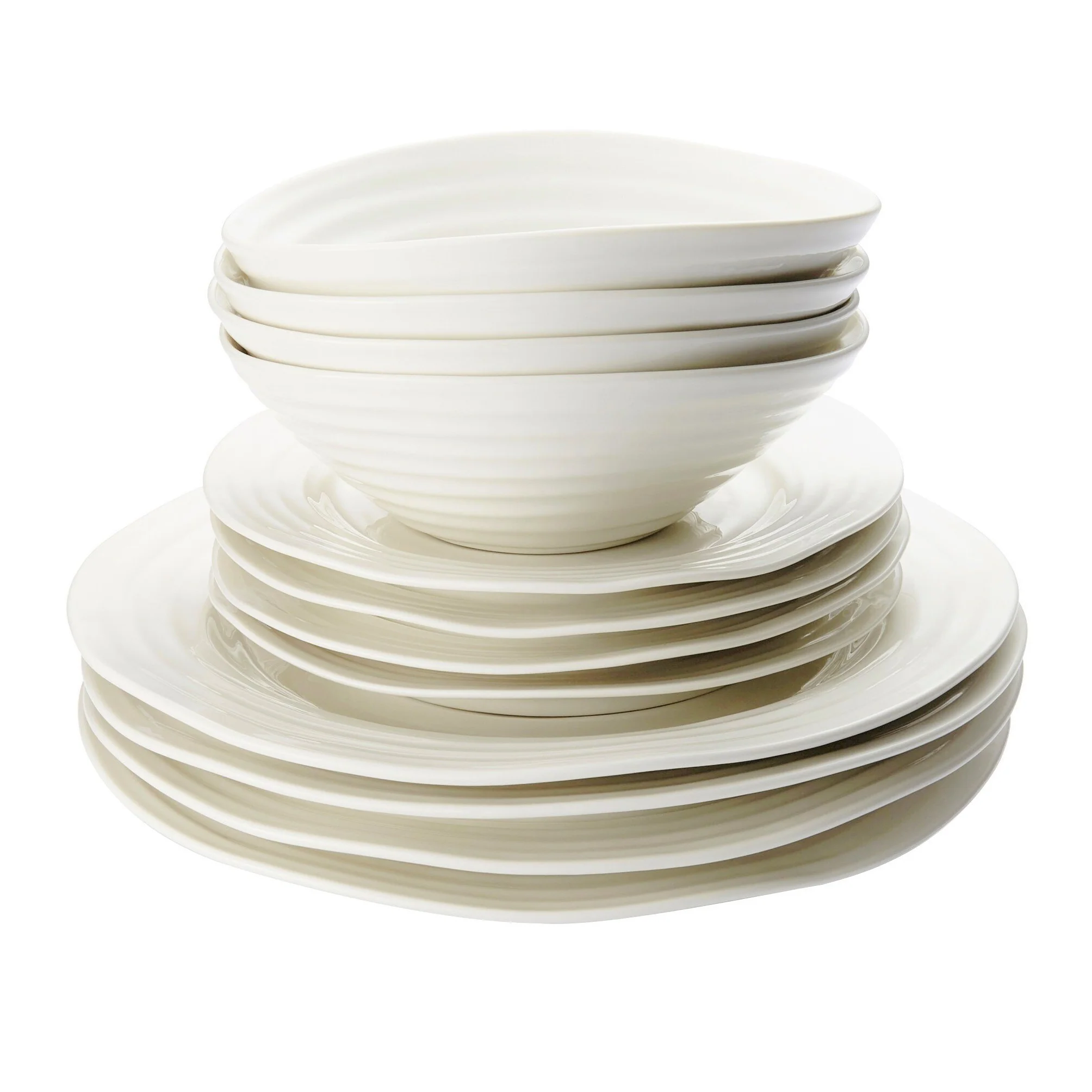 White Collection | Tableware Set | 12-Piece - Image 5