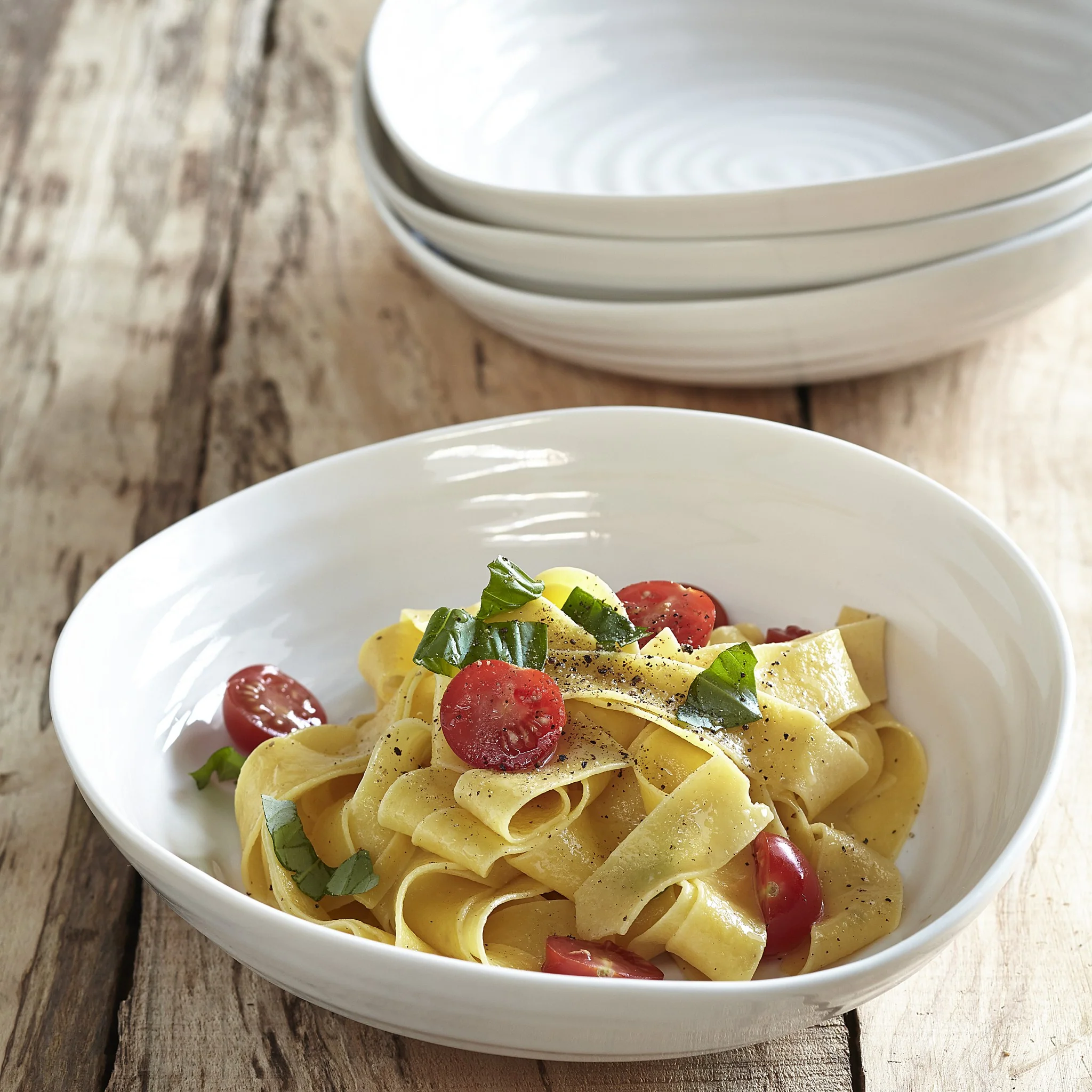 White Collection | Pasta Bowl - Image 2