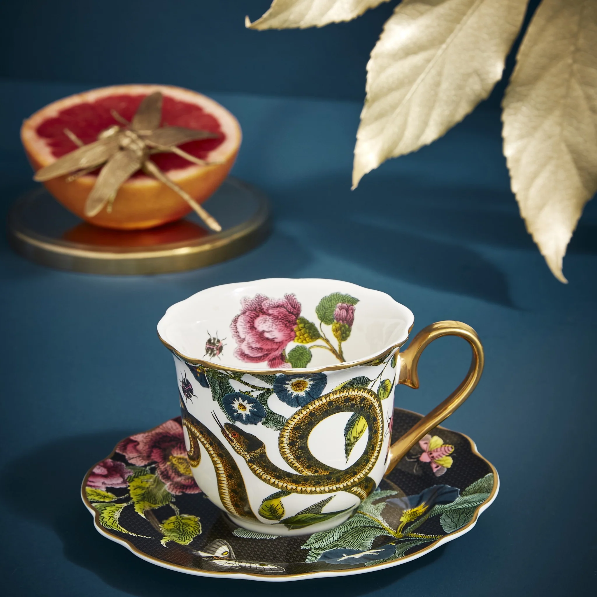 Teacup & Saucer | Creatures of Curiosity | Snake Black - Image 4