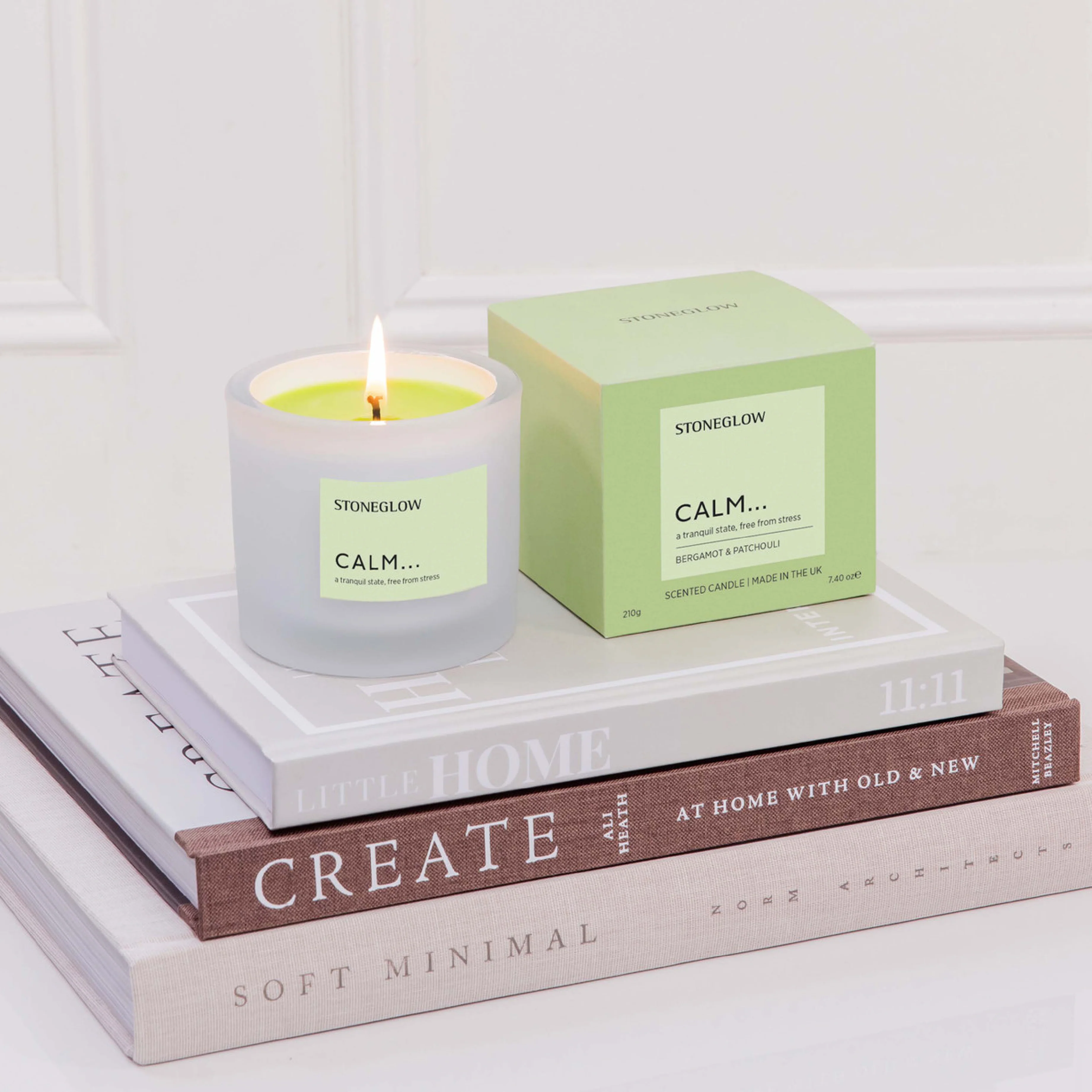 Affirmations Calm Scented Tumbler Candle | Bergamot & Patchouli - Image 3