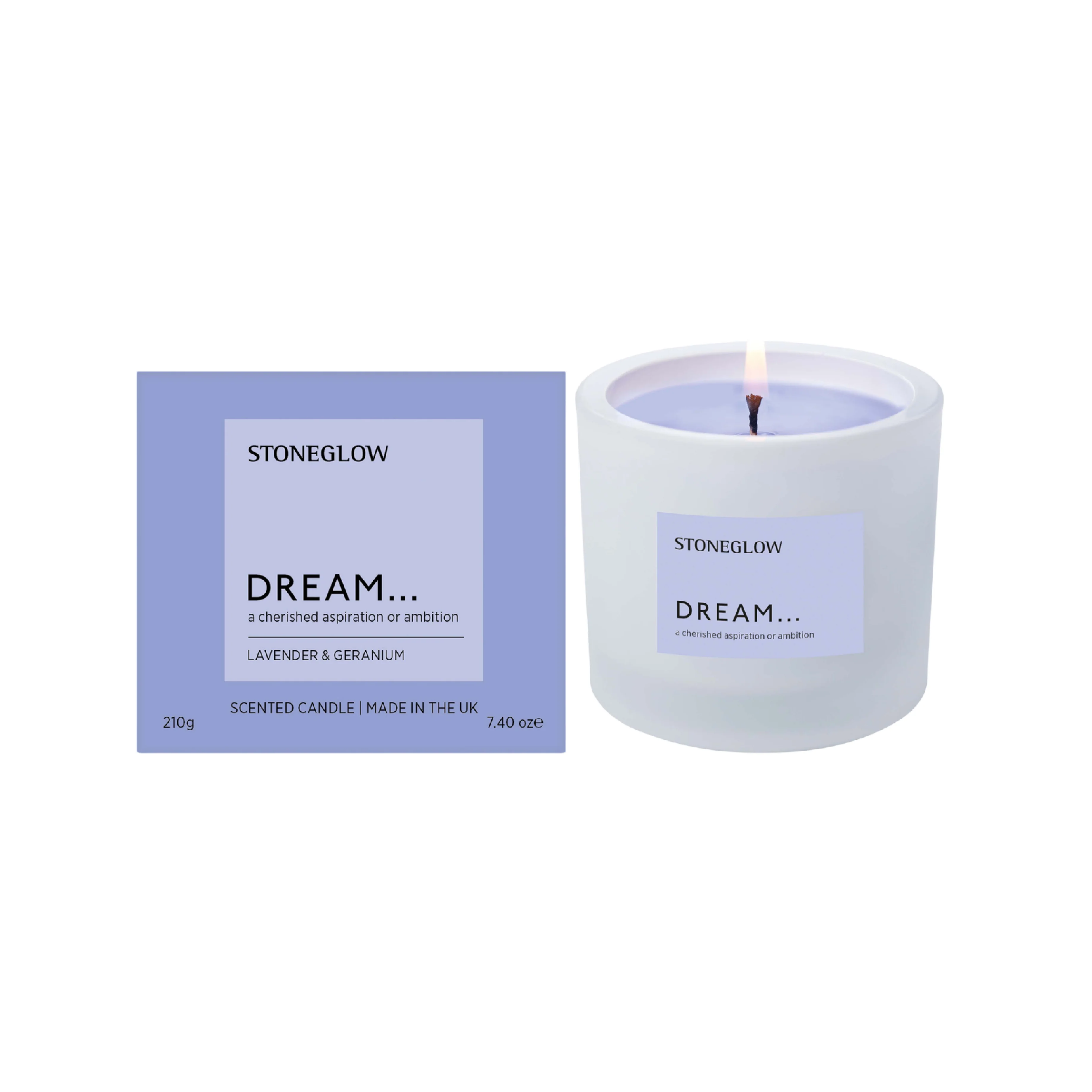 Affirmations Dream Scented Tumbler Candle | Lavender & Geranium