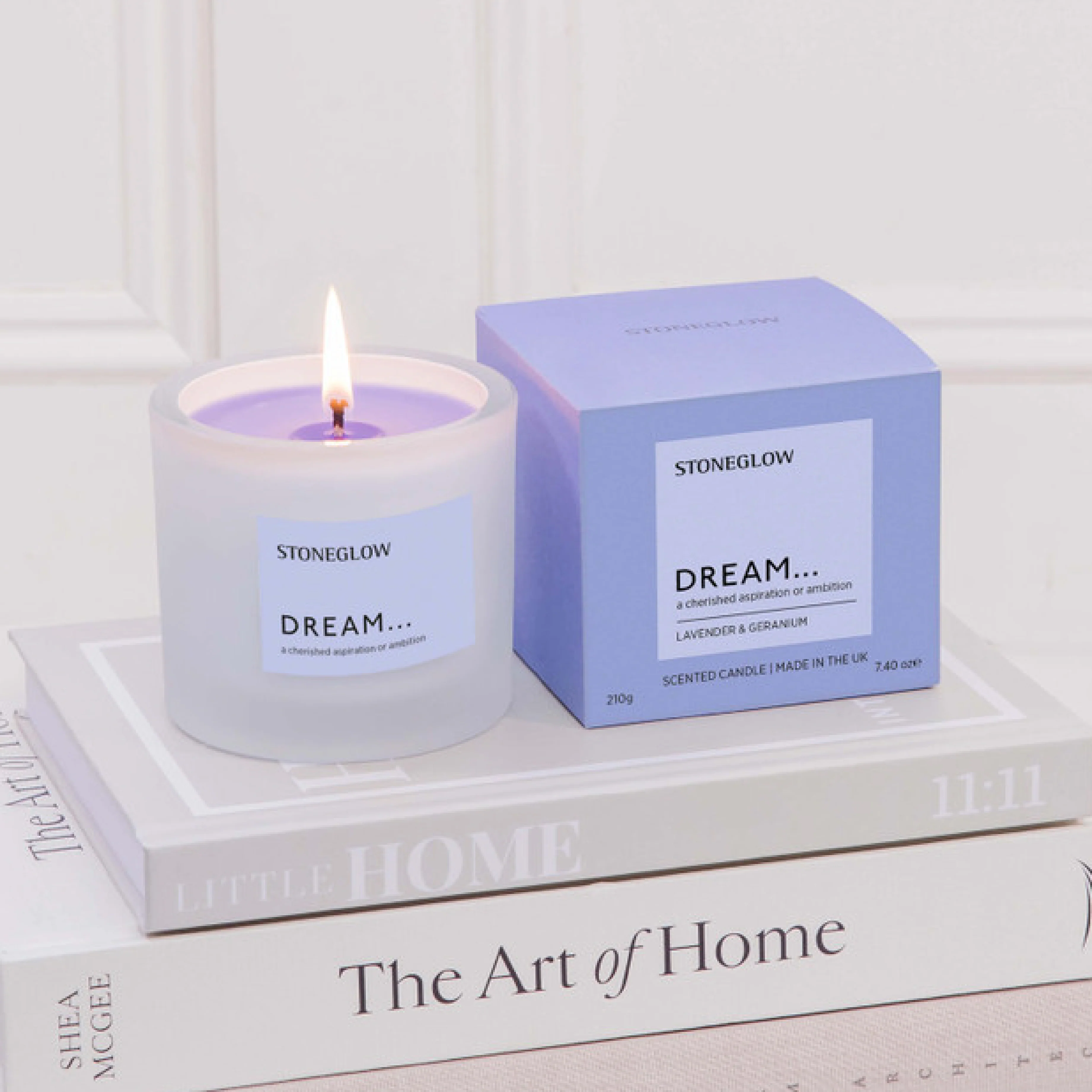 Affirmations Dream Scented Tumbler Candle | Lavender & Geranium - Image 3