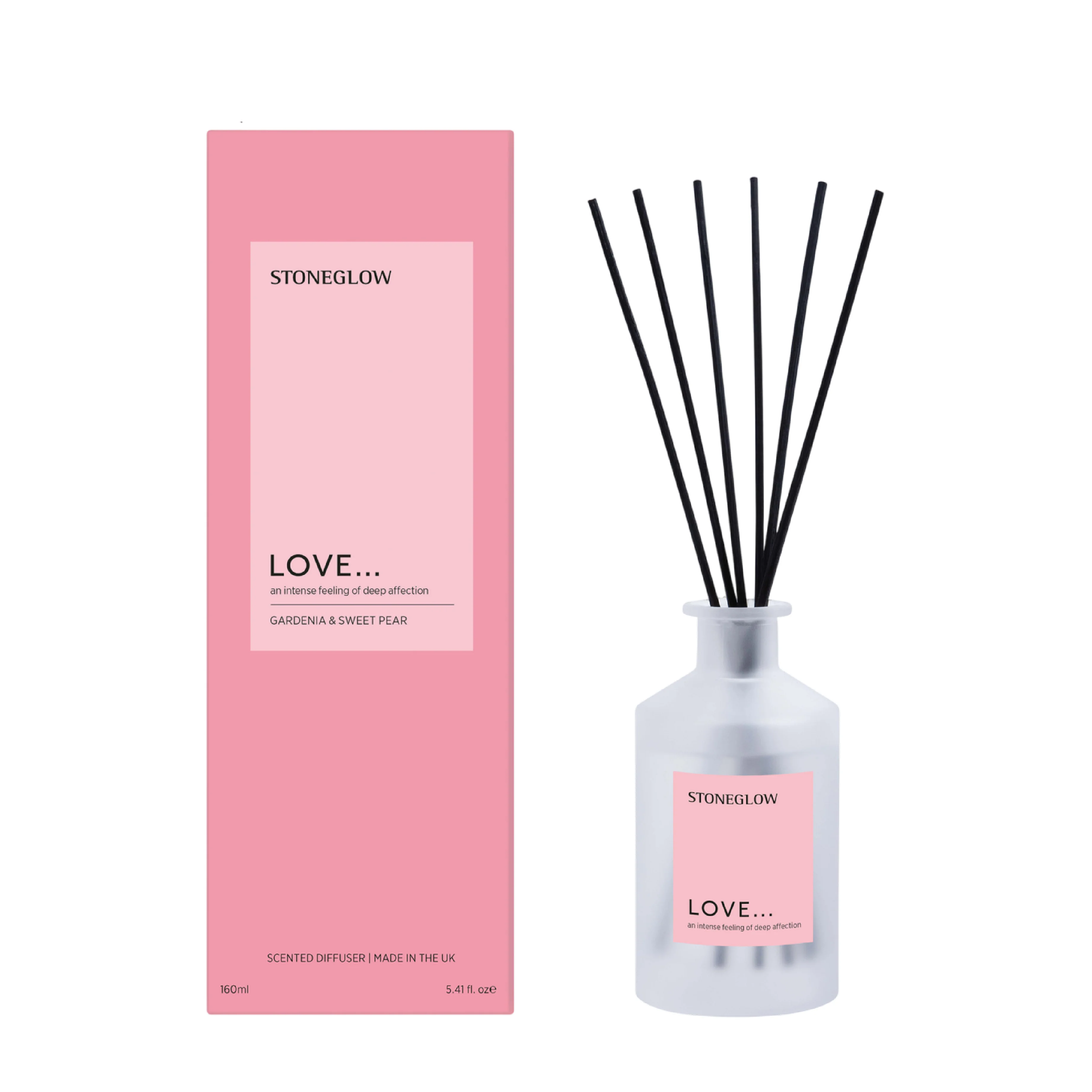 Affirmations Love Reed Diffuser | Gardenia & Sweet Pear | 160ml