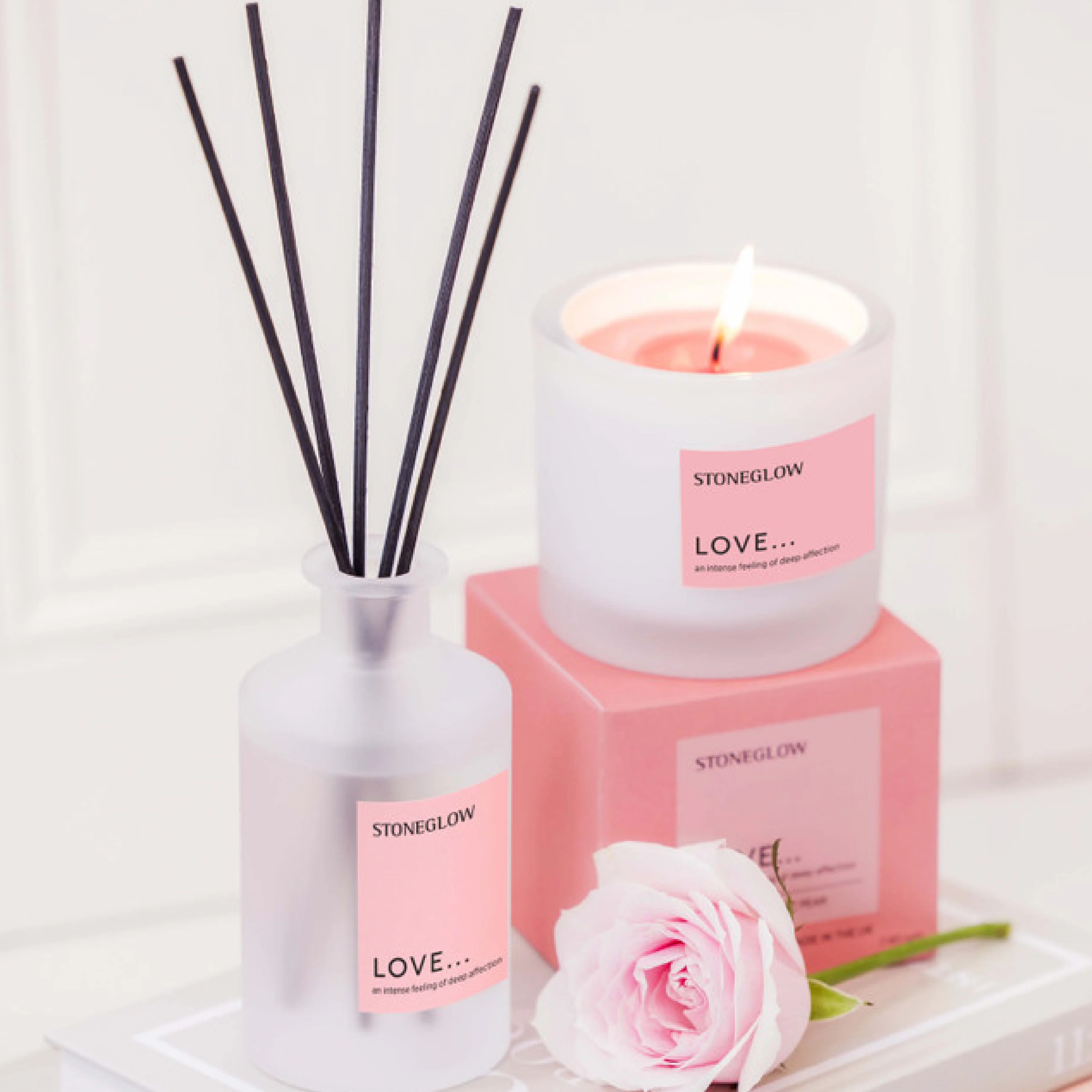 Affirmations Love Reed Diffuser | Gardenia & Sweet Pear | 160ml - Image 3