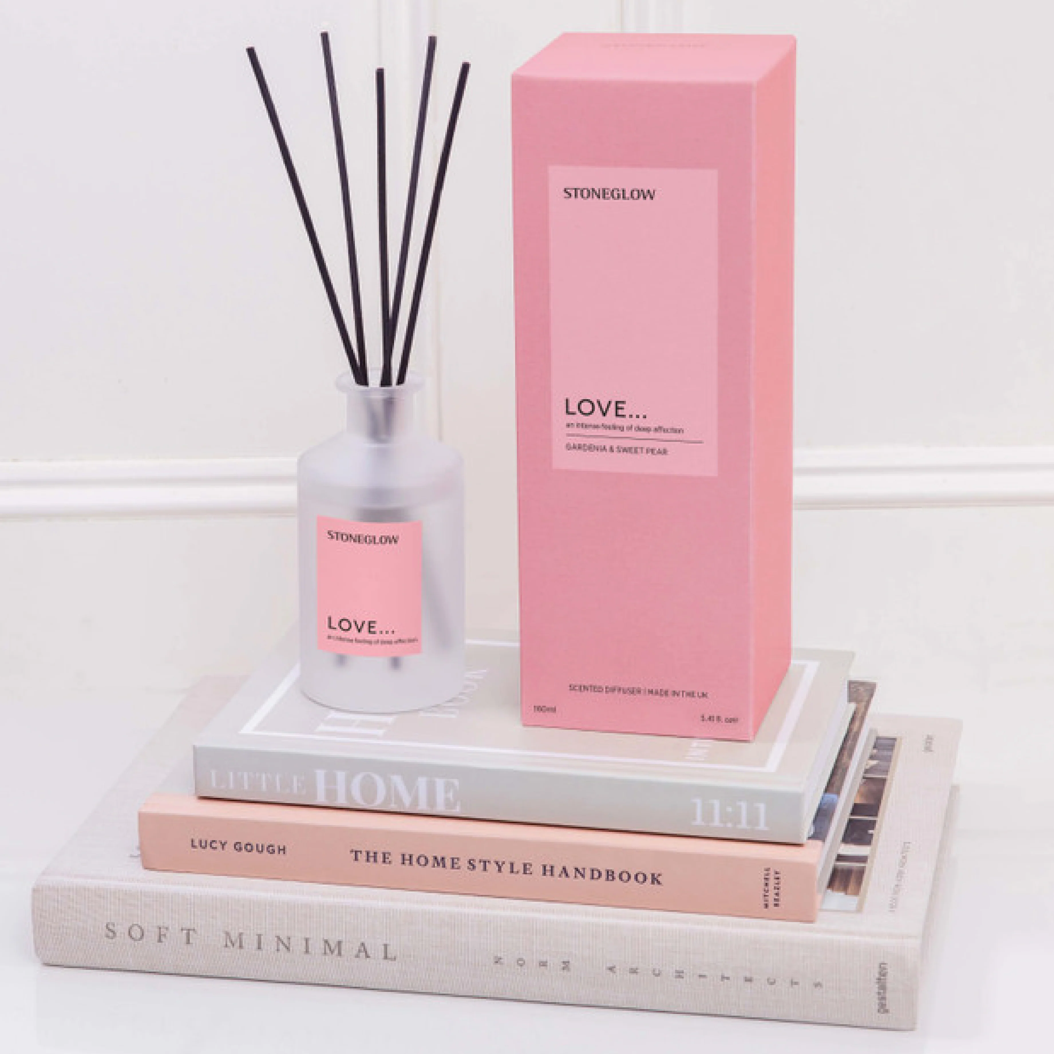 Affirmations Love Reed Diffuser | Gardenia & Sweet Pear | 160ml - Image 4