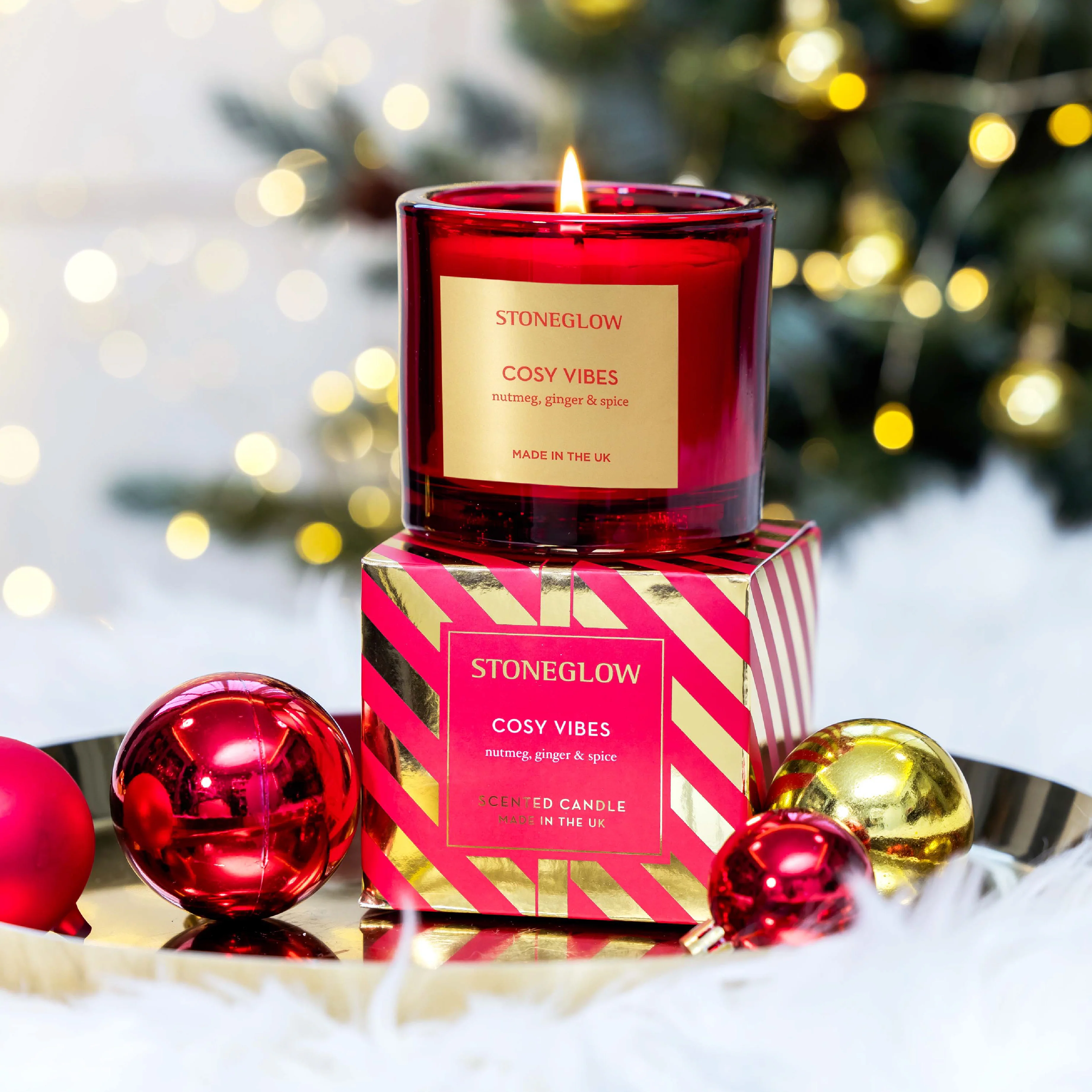 Cosy Vibes Scented Candle | Nutmeg, Ginger & Spice - Image 2