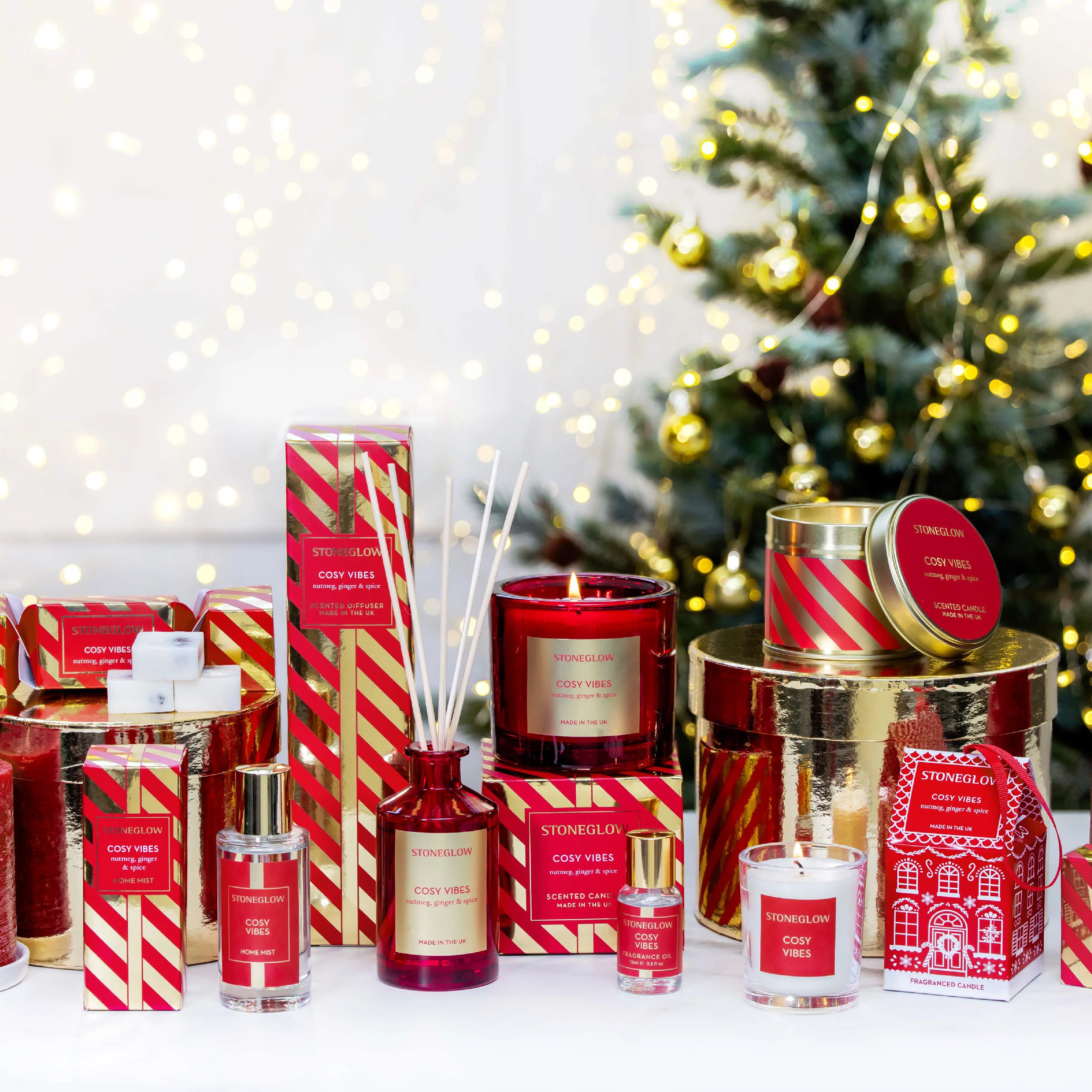 Cosy Vibes Scented Candle | Nutmeg, Ginger & Spice - Image 3