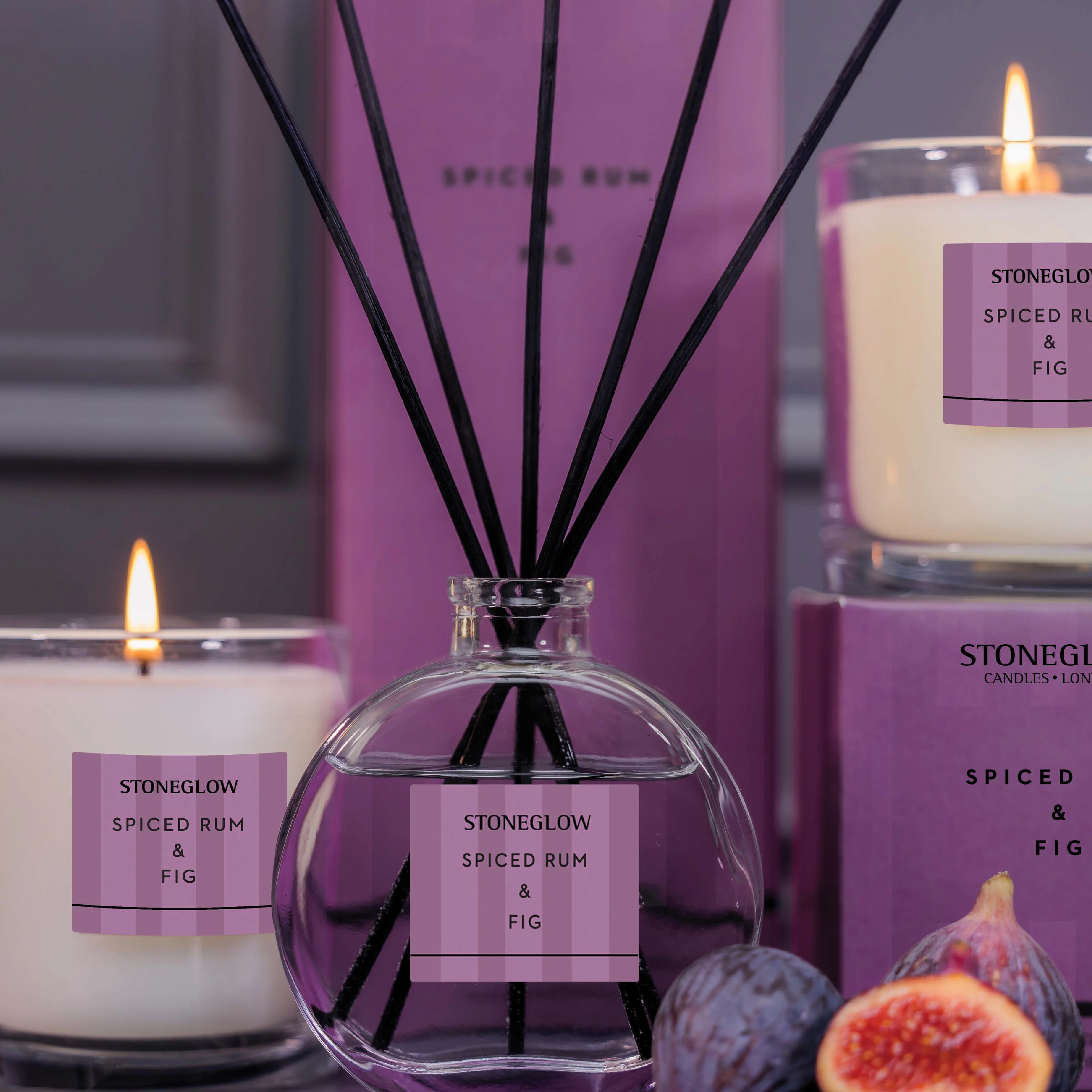Modern Classics Reed Diffuser | Spiced Rum & Fig | 120ml - Image 2