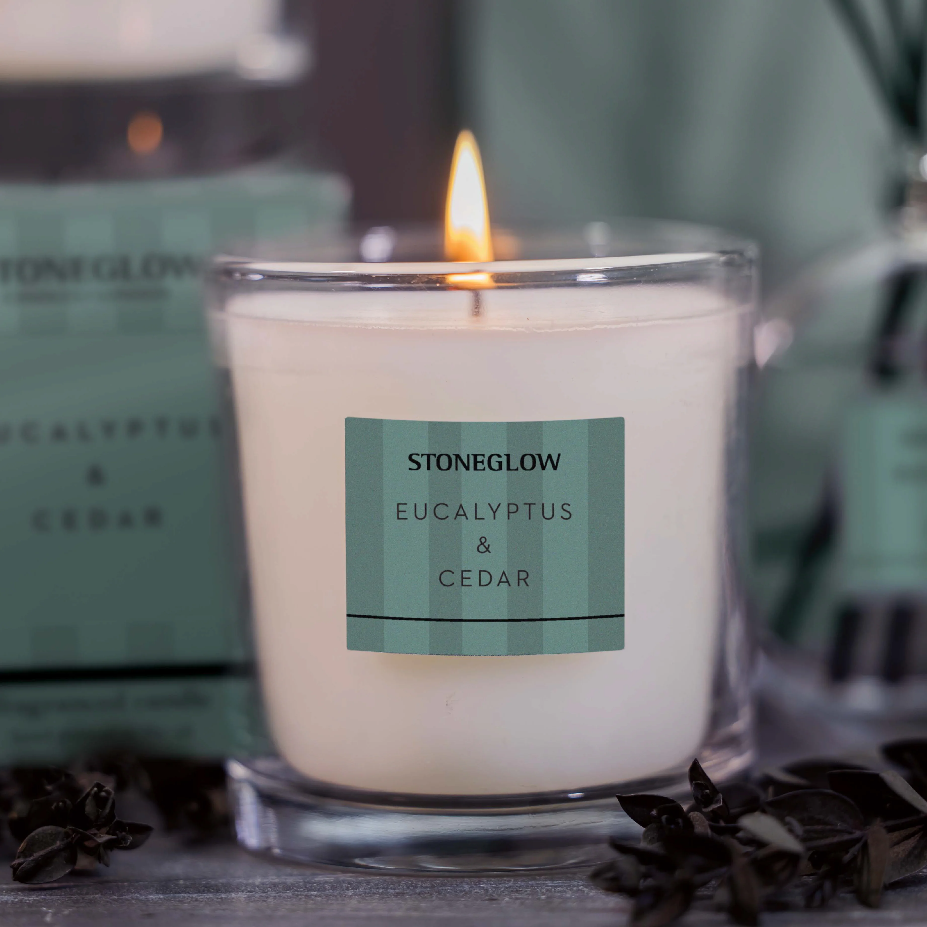 Modern Classics Scented Tumbler Candle | Eucalyptus & Cedar - Image 2
