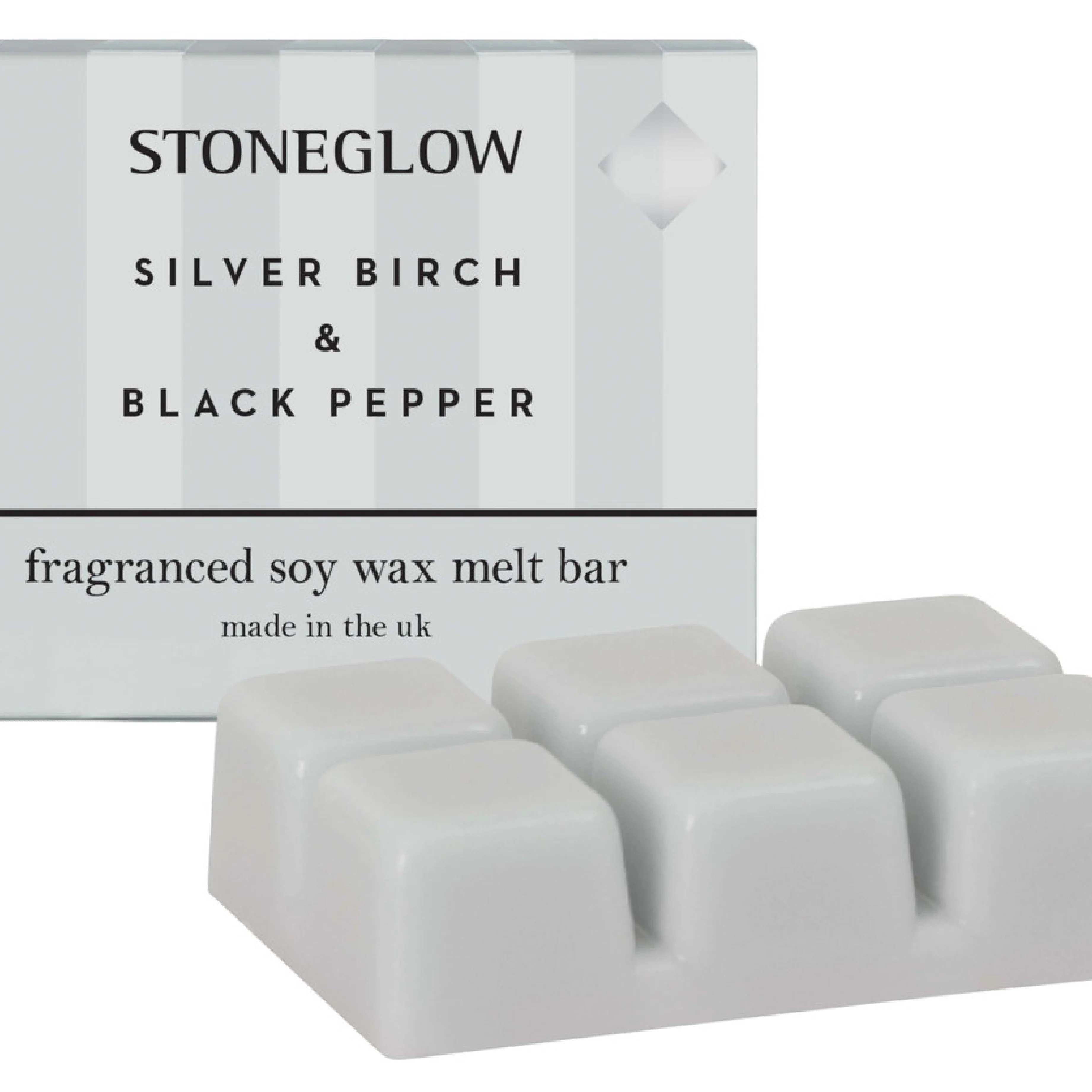 Modern Classics Soy Wax Melt Bar | Silver Birch & Black Pepper | 79g - Image 2