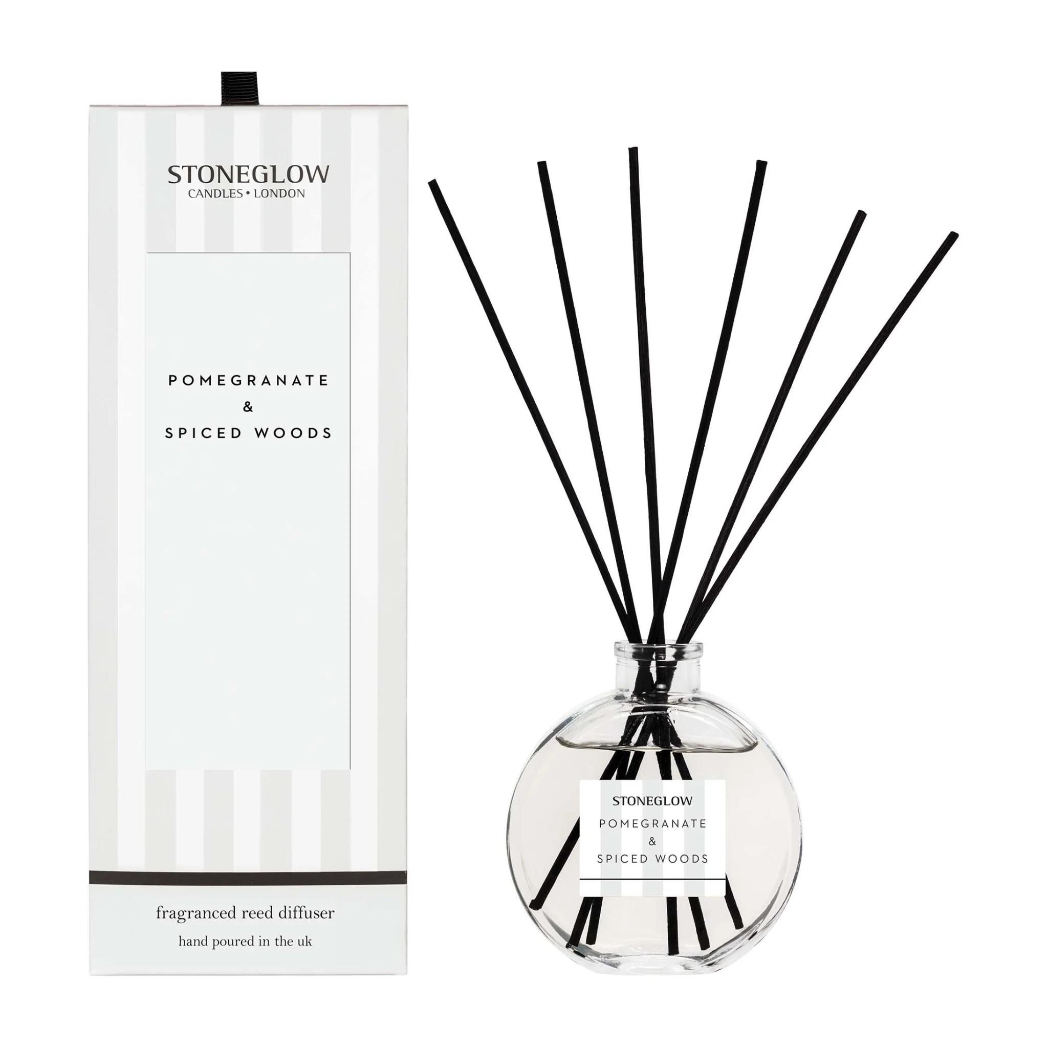 Reed Diffuser | Modern Classics | Pomegranate & Spiced Woods | 120ml