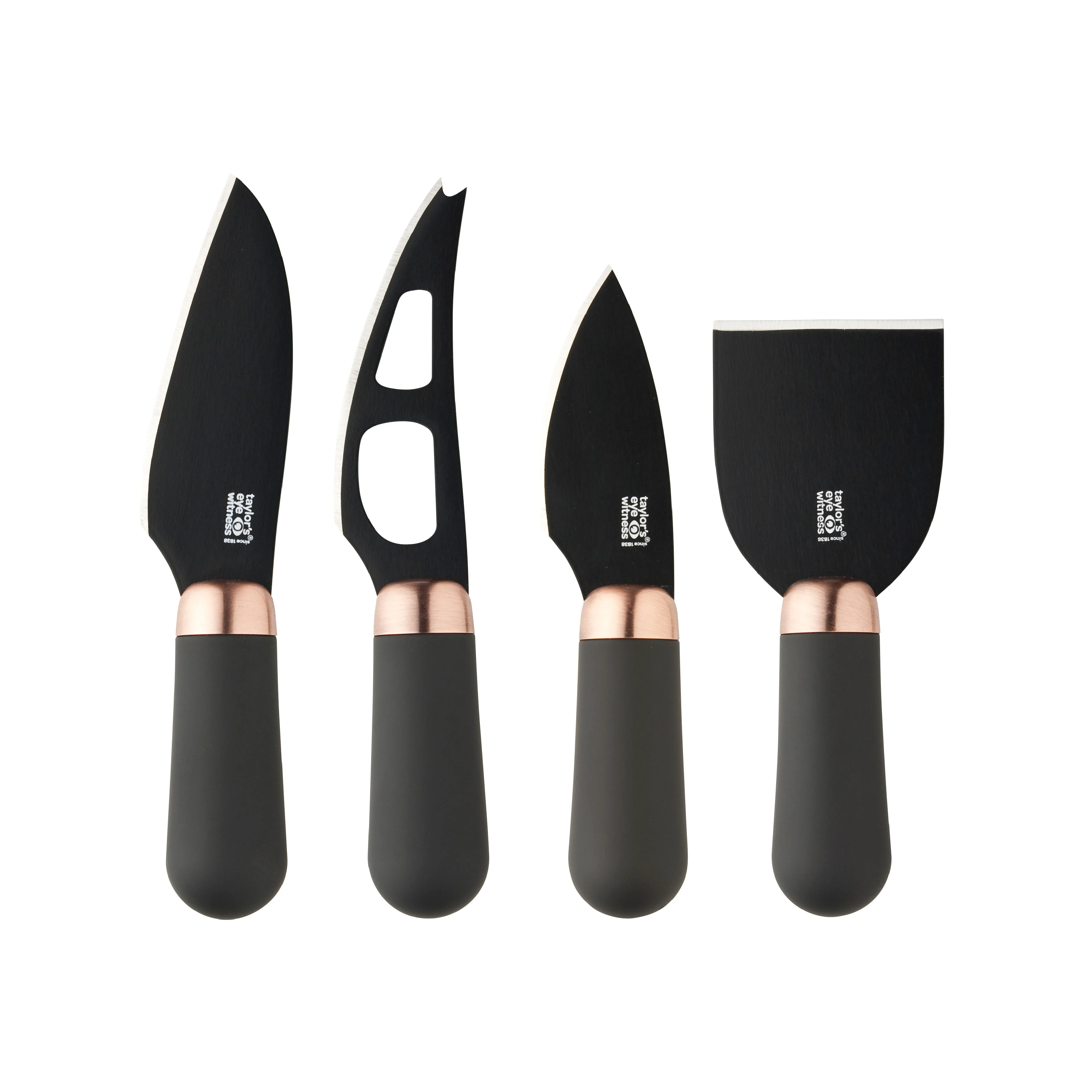 Brooklyn Cheese Knife & Block Set | Copper | 4 Piece - Image 3