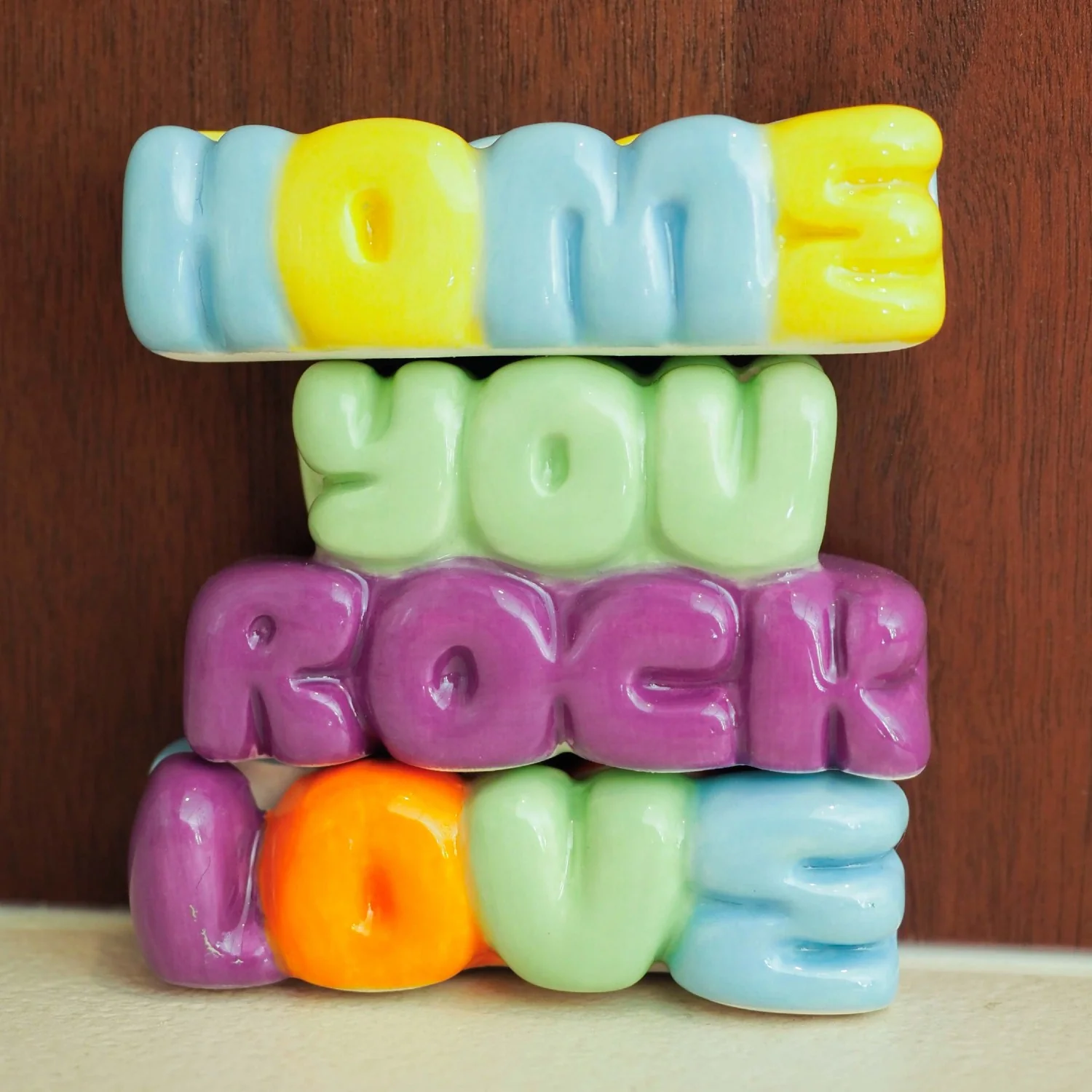 Ceramic 'Love' Photo Holder | Living Collection - Image 2